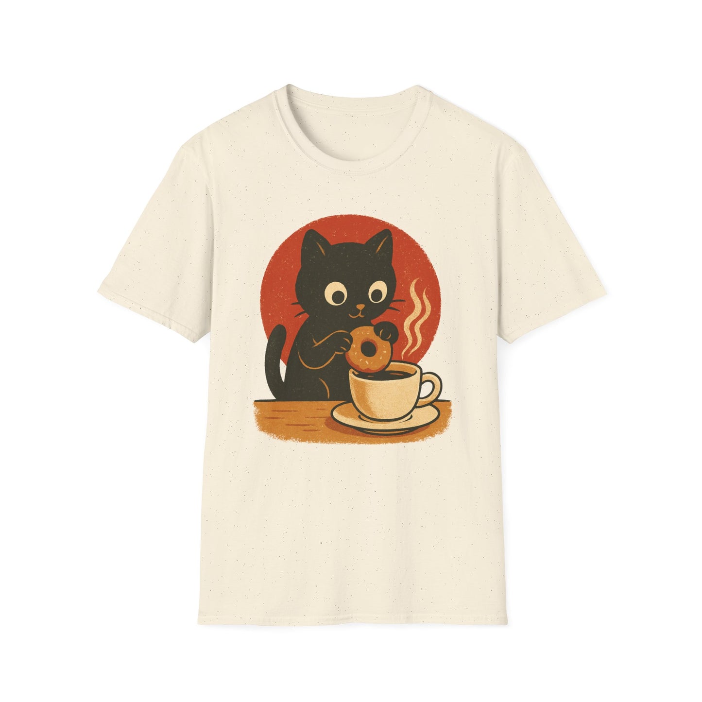 Cat Donut & Coffee - Funny Coffee T-Shirt
