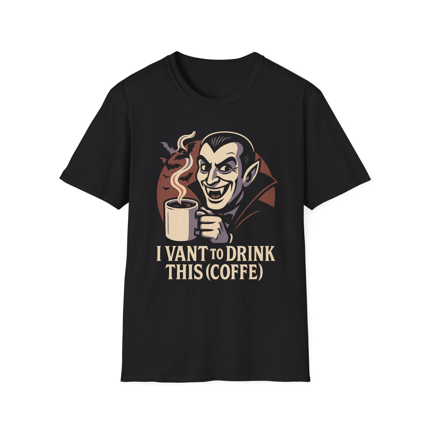I Vant to Drink This (Coffee)- Funny Halloween Coffee T-Shirt