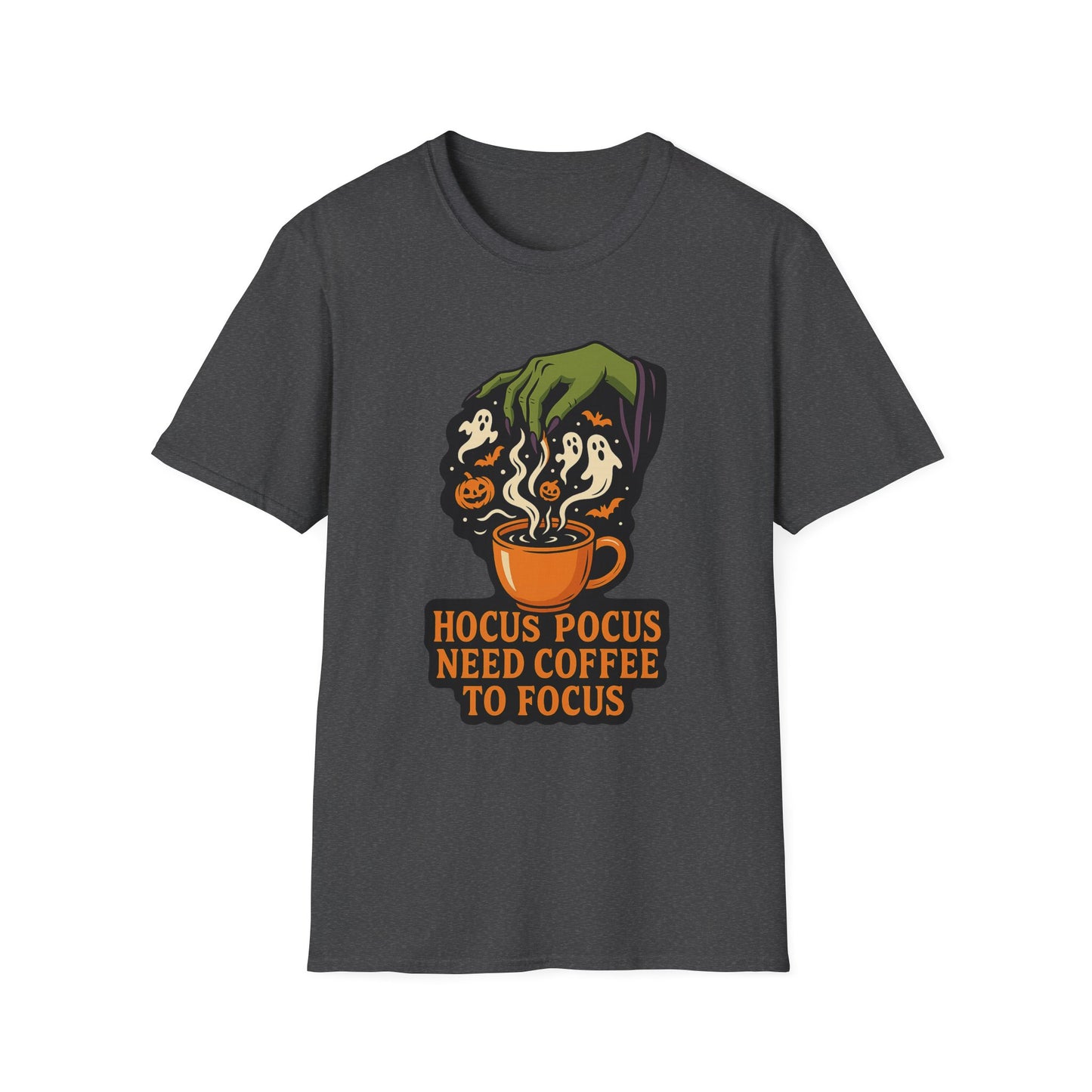 “Hocus Pocus Need Coffee to Focus - Funny Coffee T-Shirt