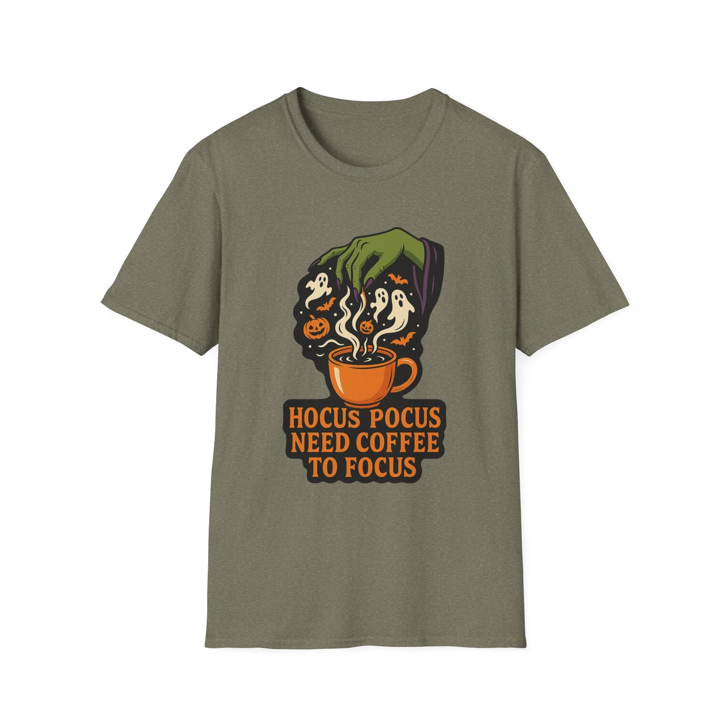 “Hocus Pocus Need Coffee to Focus - Funny Coffee T-Shirt