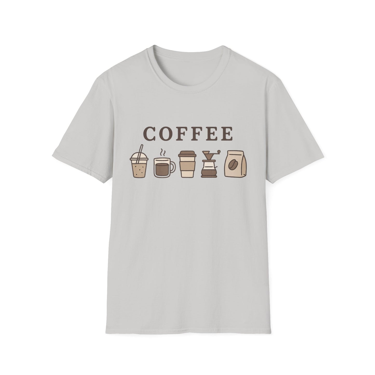 Coffee Cups - Funny Coffee T-Shirt
