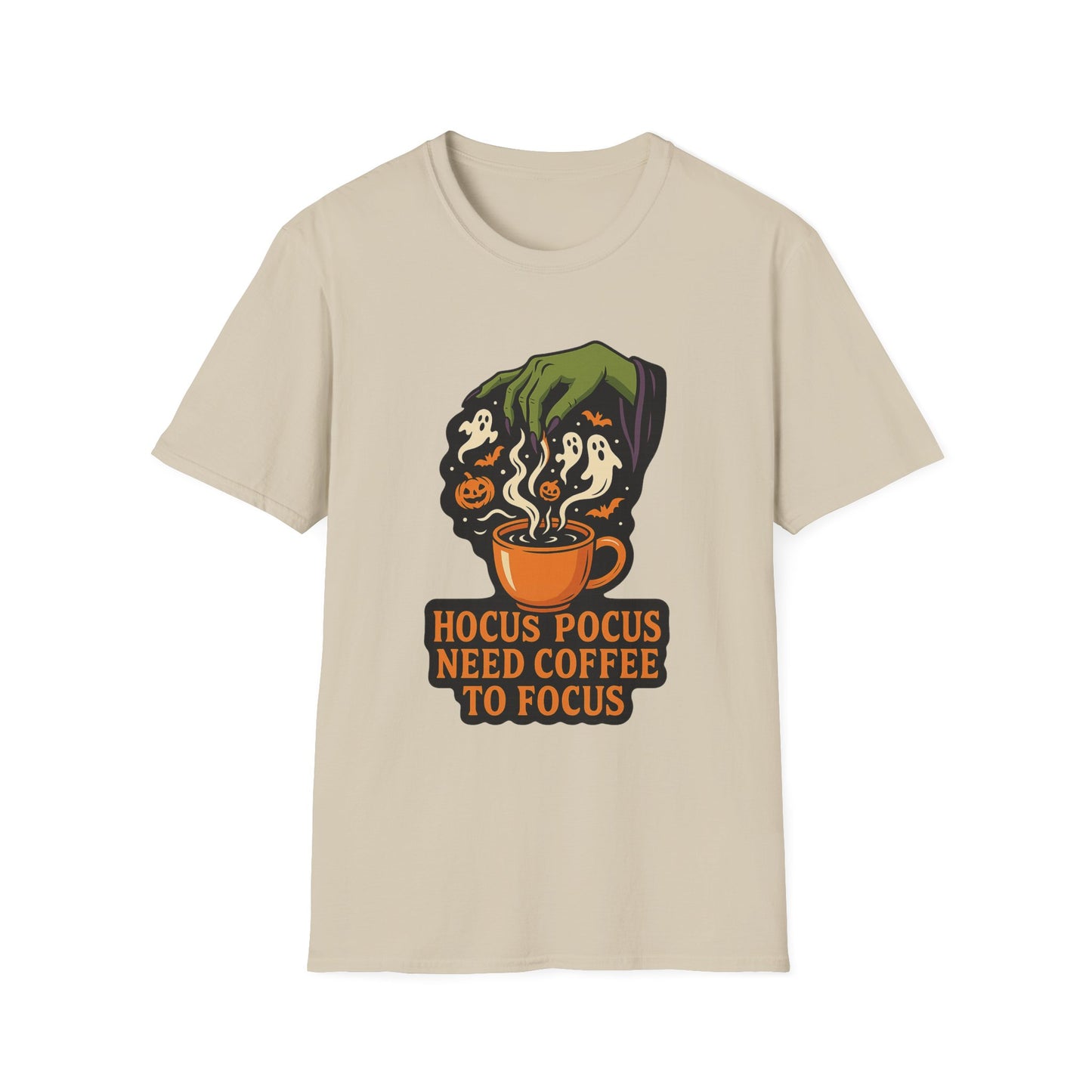“Hocus Pocus Need Coffee to Focus - Funny Coffee T-Shirt