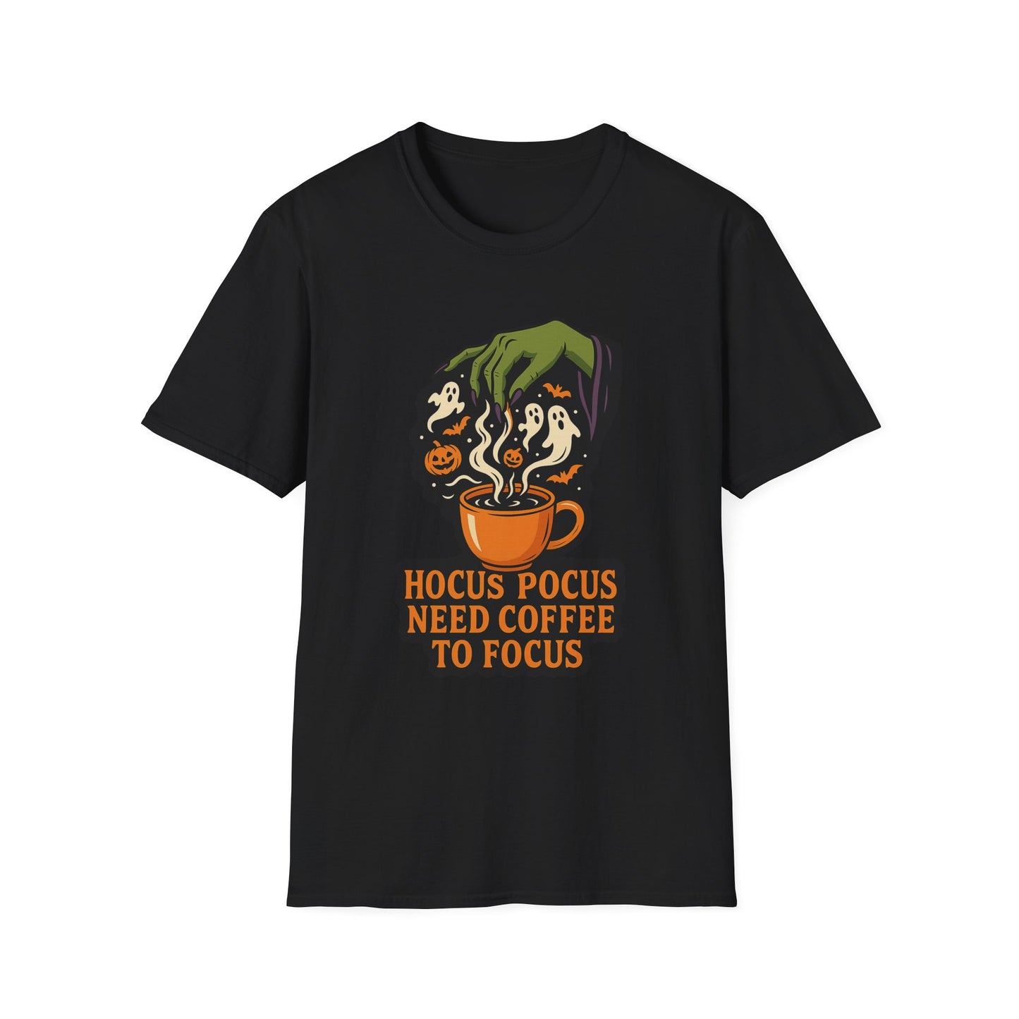 “Hocus Pocus Need Coffee to Focus - Funny Coffee T-Shirt