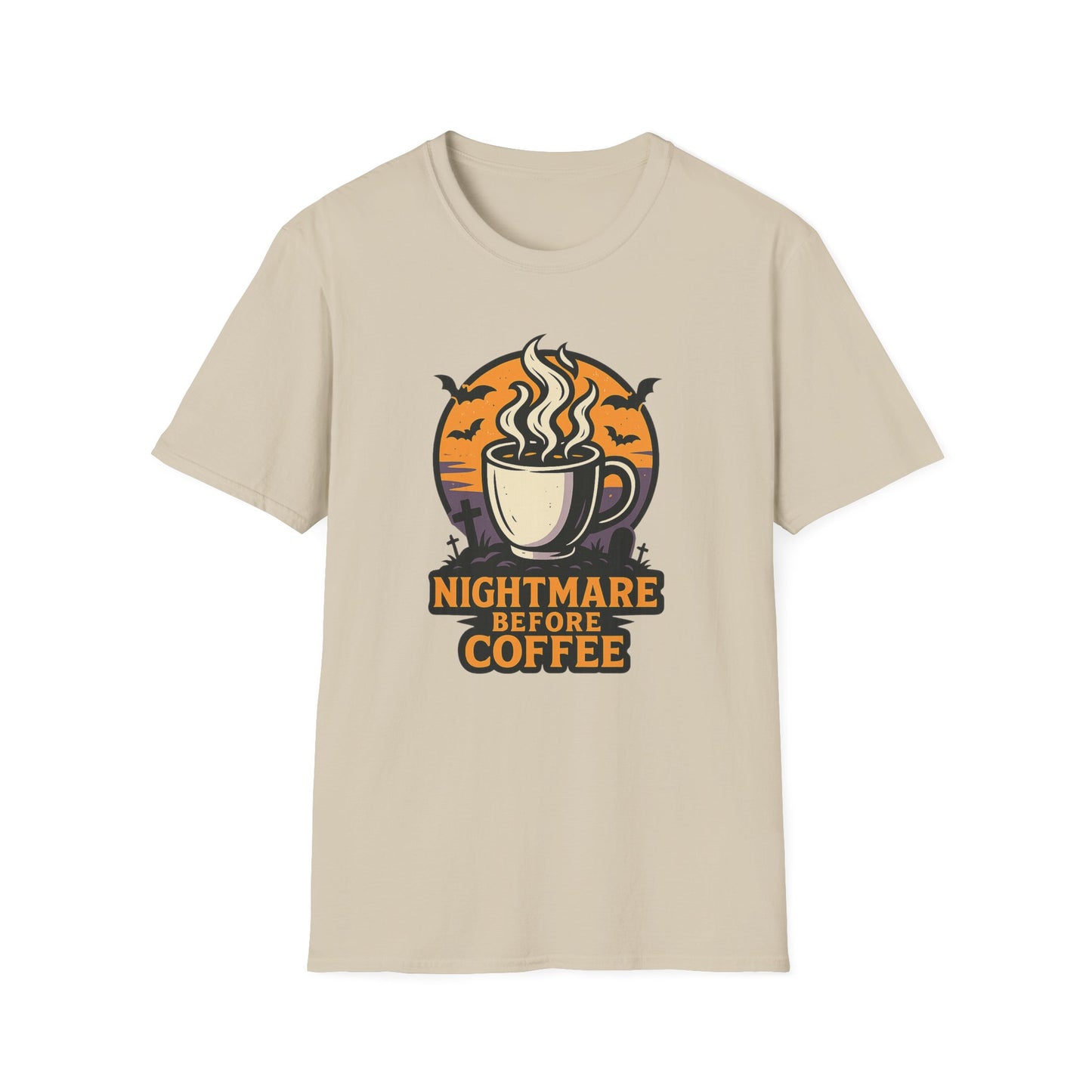 Nightmare Before Coffee - Funny Coffee T-Shirt