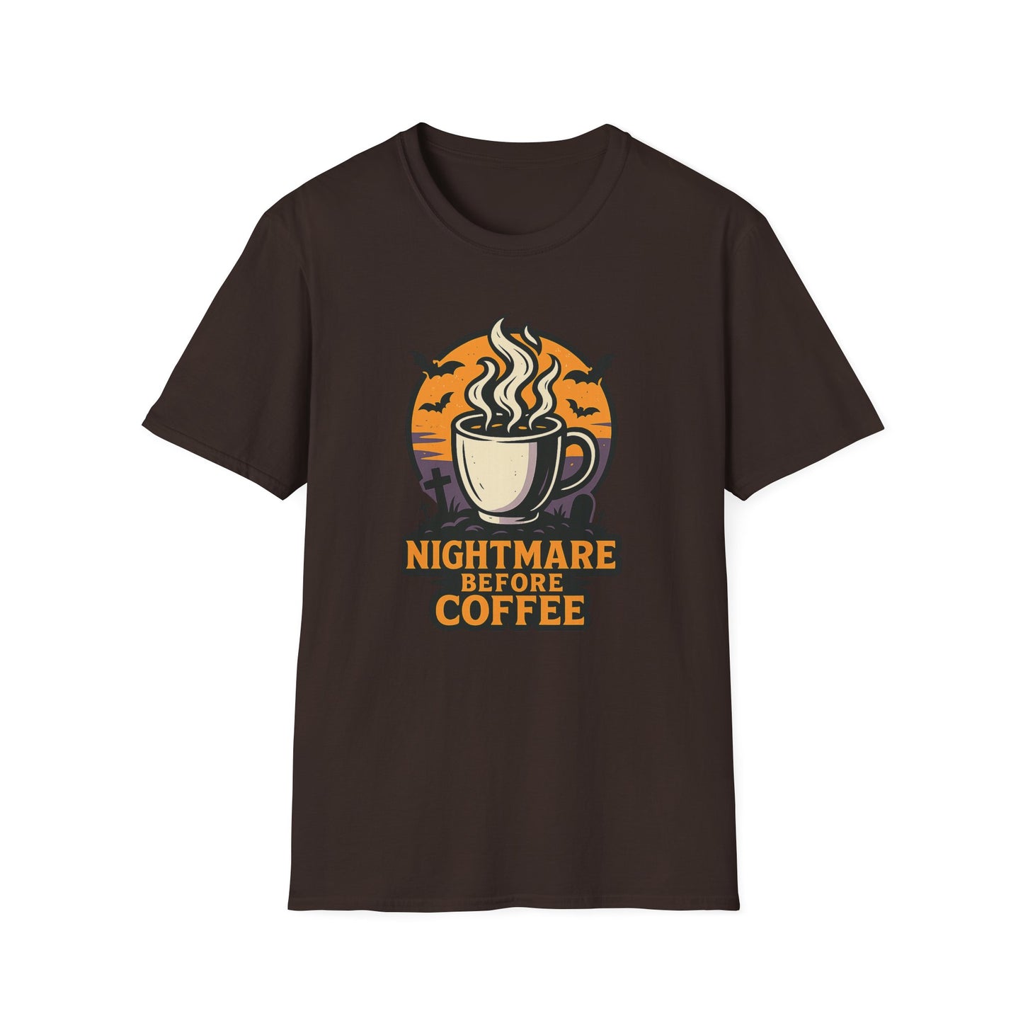 Nightmare Before Coffee - Funny Coffee T-Shirt
