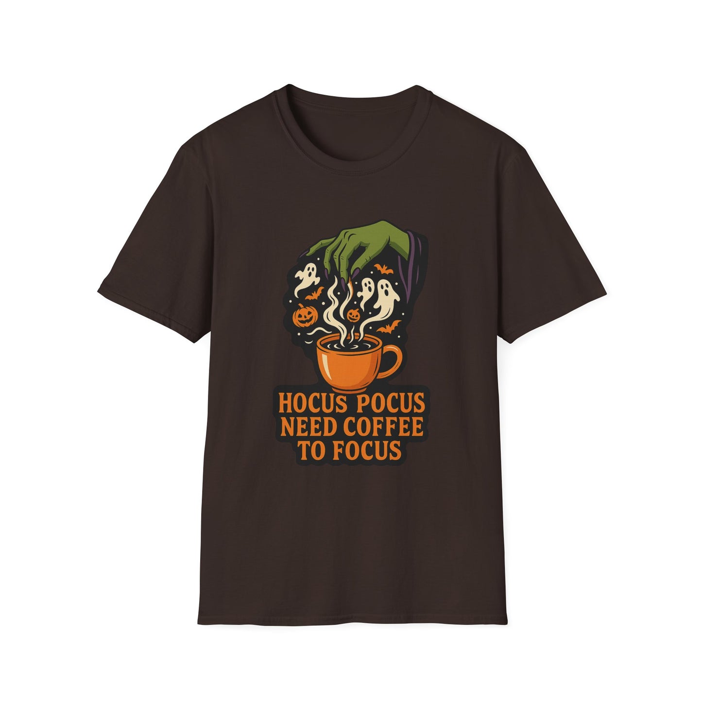 “Hocus Pocus Need Coffee to Focus - Funny Coffee T-Shirt