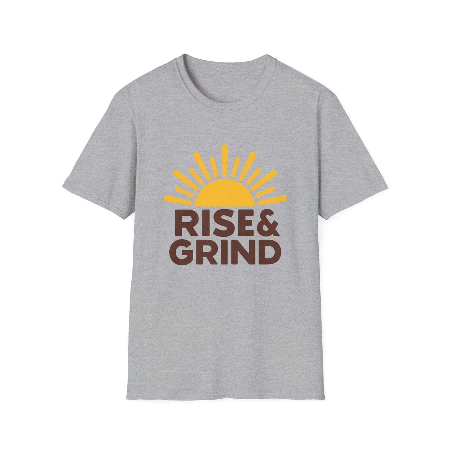 Rise & Grind - Funny Coffee T-Shirt