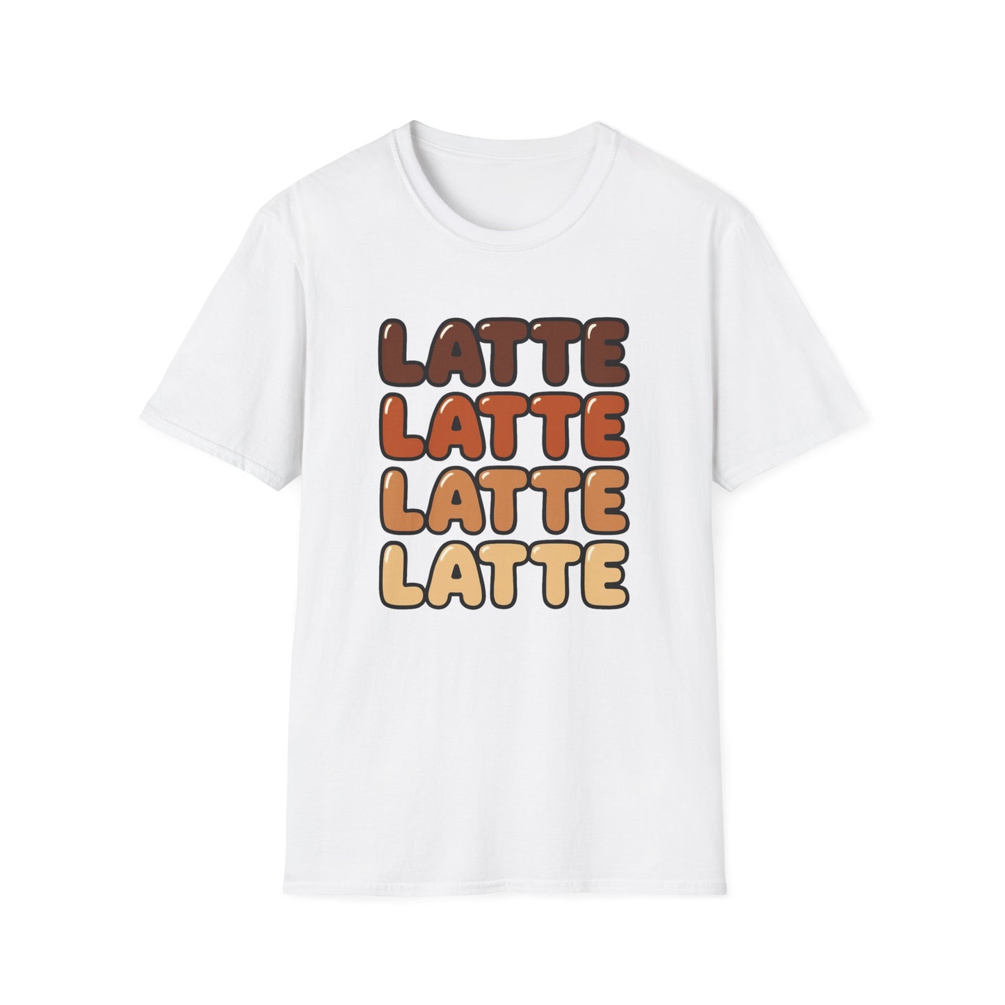 LATTE LATTE LATTE LATTE - Funny Coffee T-Shirt