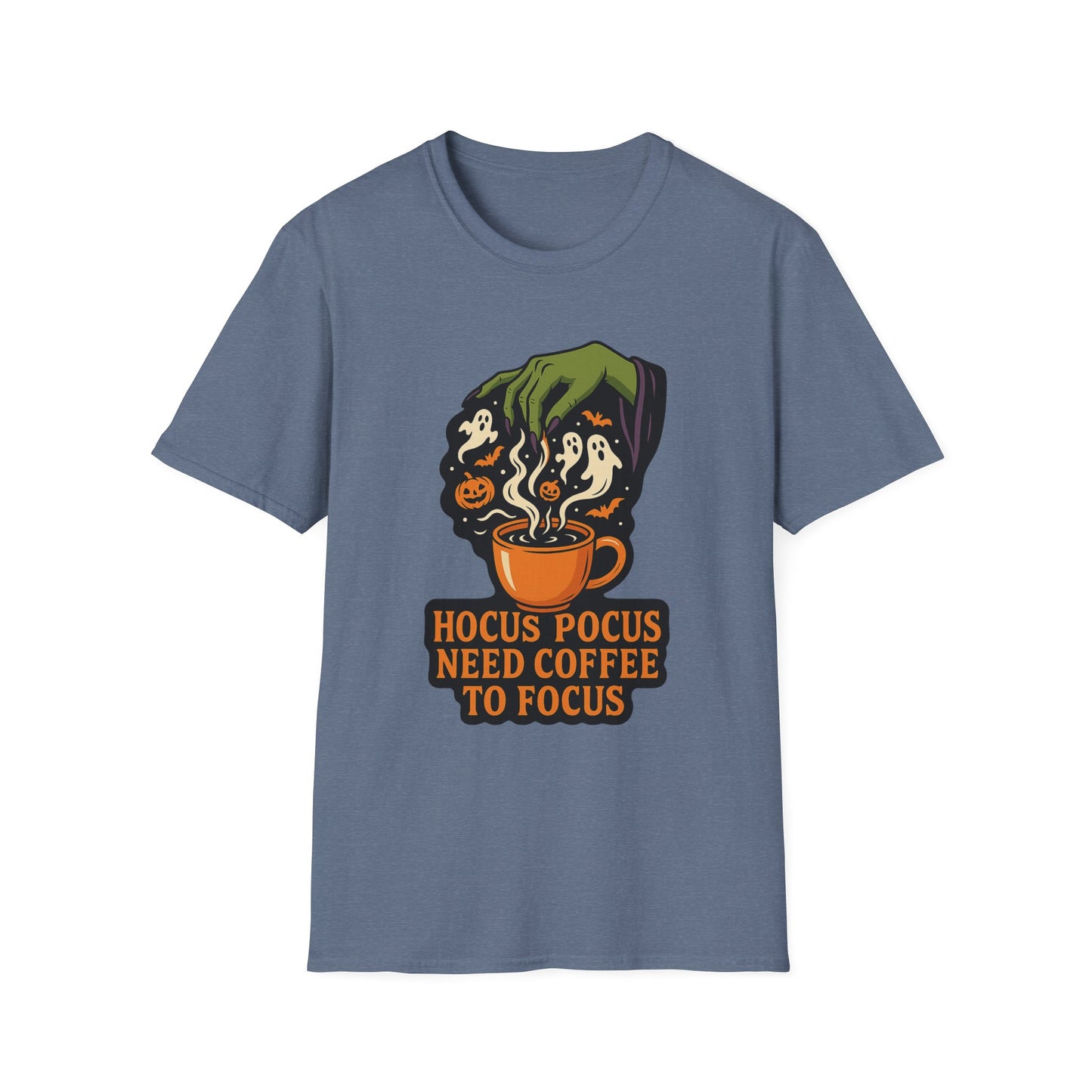 “Hocus Pocus Need Coffee to Focus - Funny Coffee T-Shirt