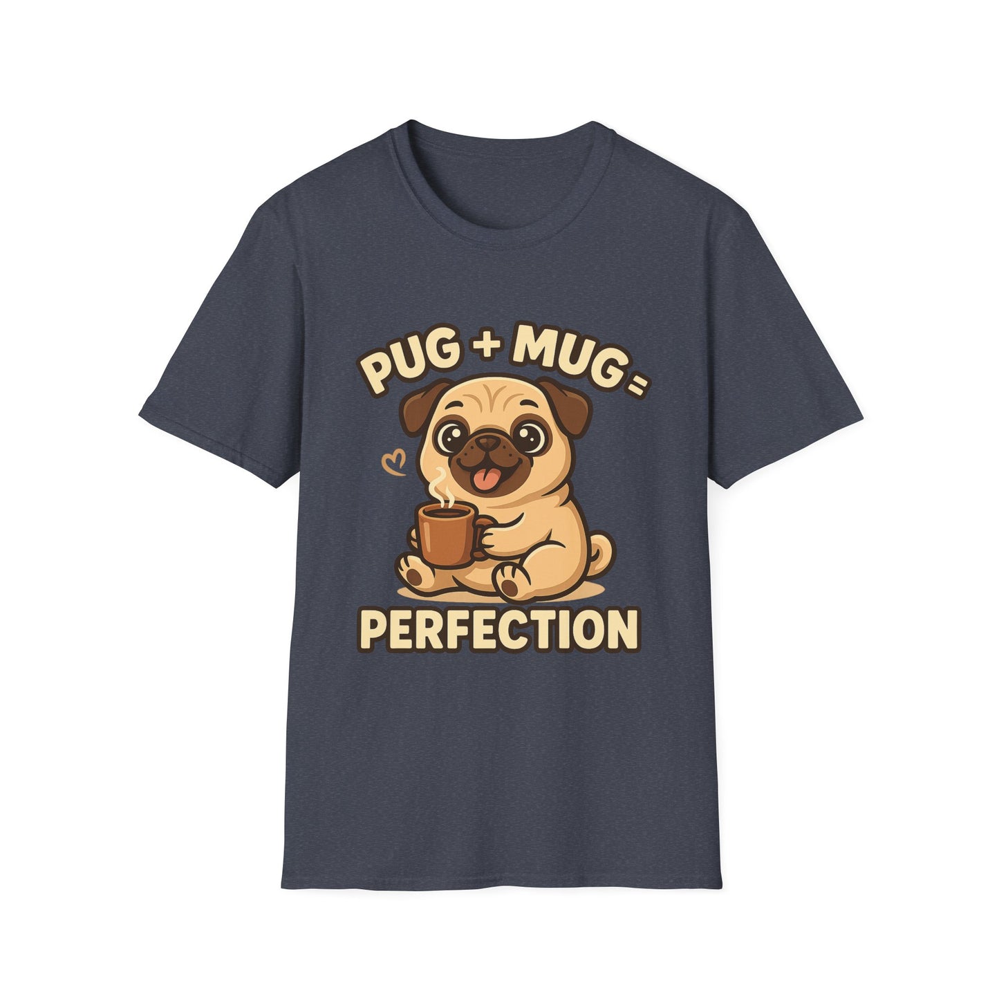 Pug Mug Perfection Funny Coffee T-Shirt