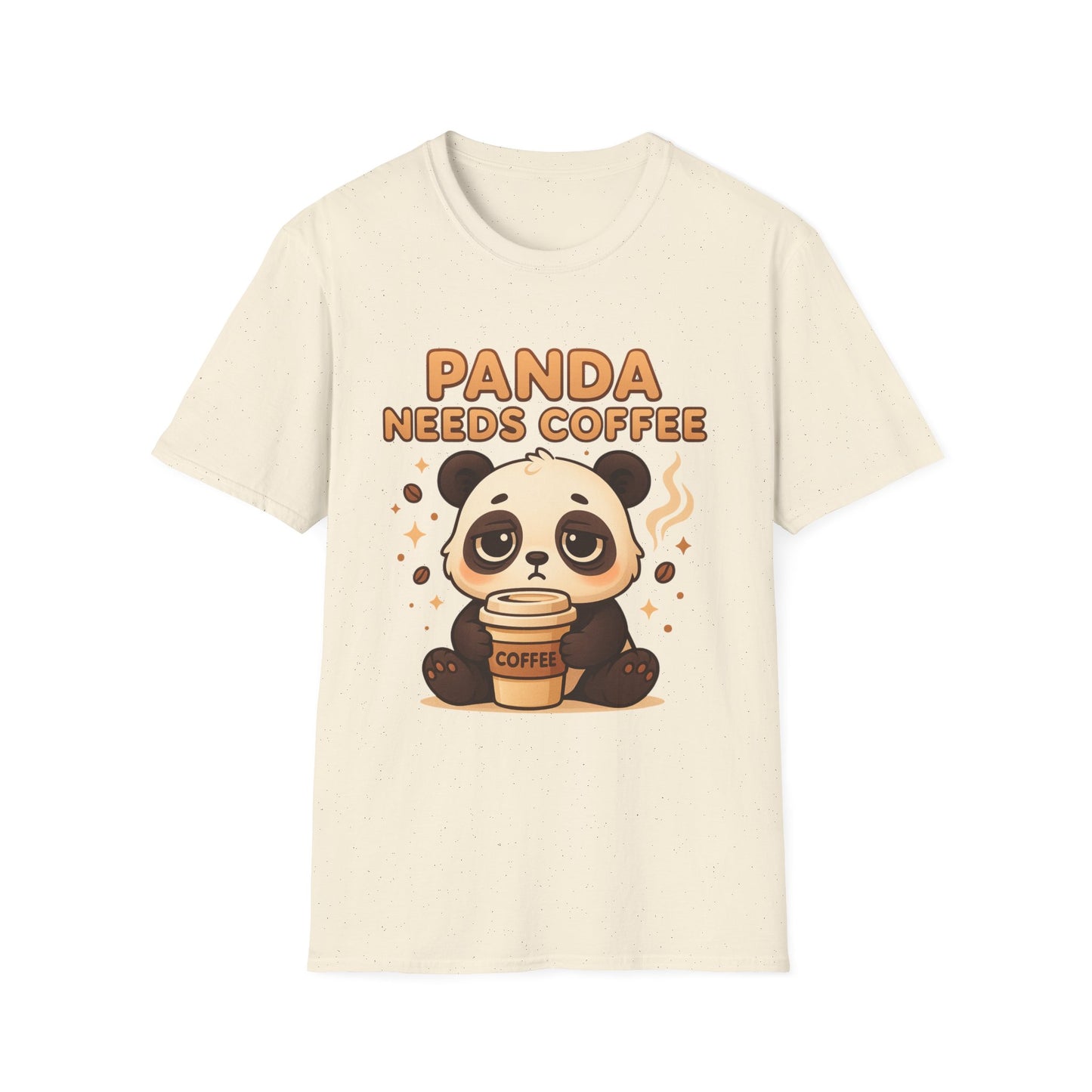 Panda Needs Coffee - Funny Coffee T-Shirt