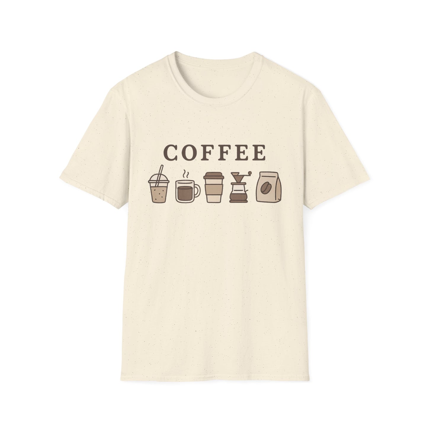 Coffee Cups - Funny Coffee T-Shirt