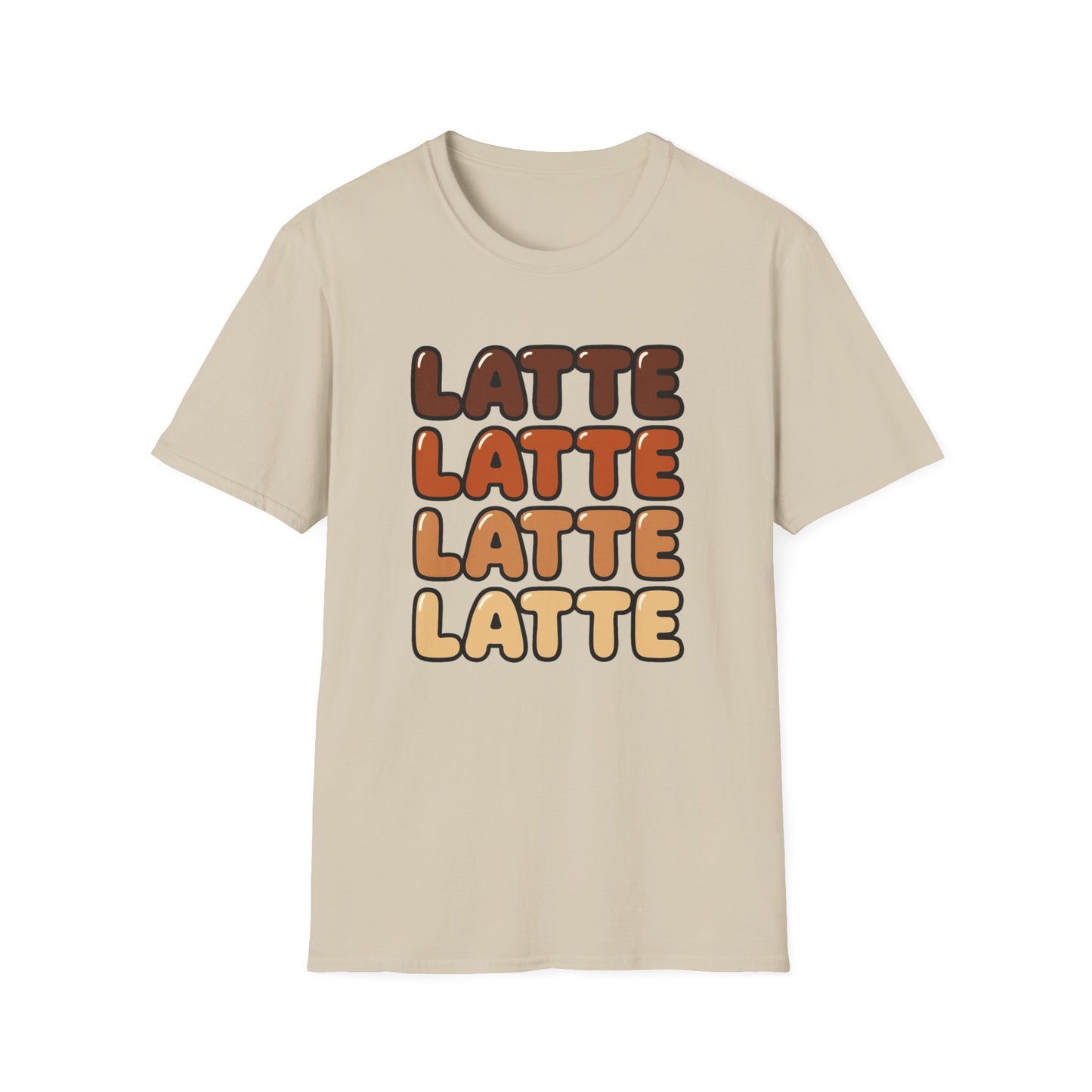 LATTE LATTE LATTE LATTE - Funny Coffee T-Shirt