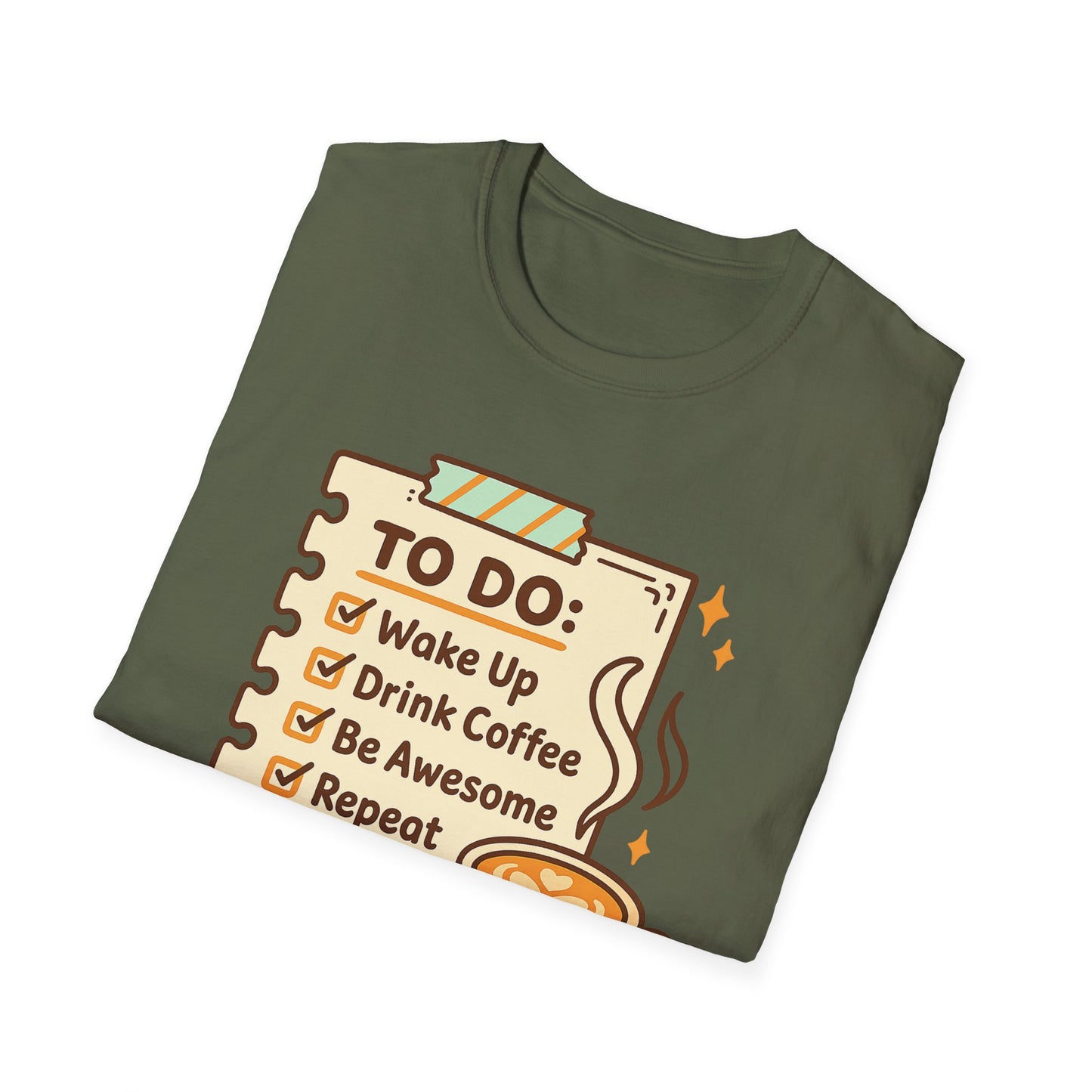 Coffee To-do List - Funny Coffee T-Shirt