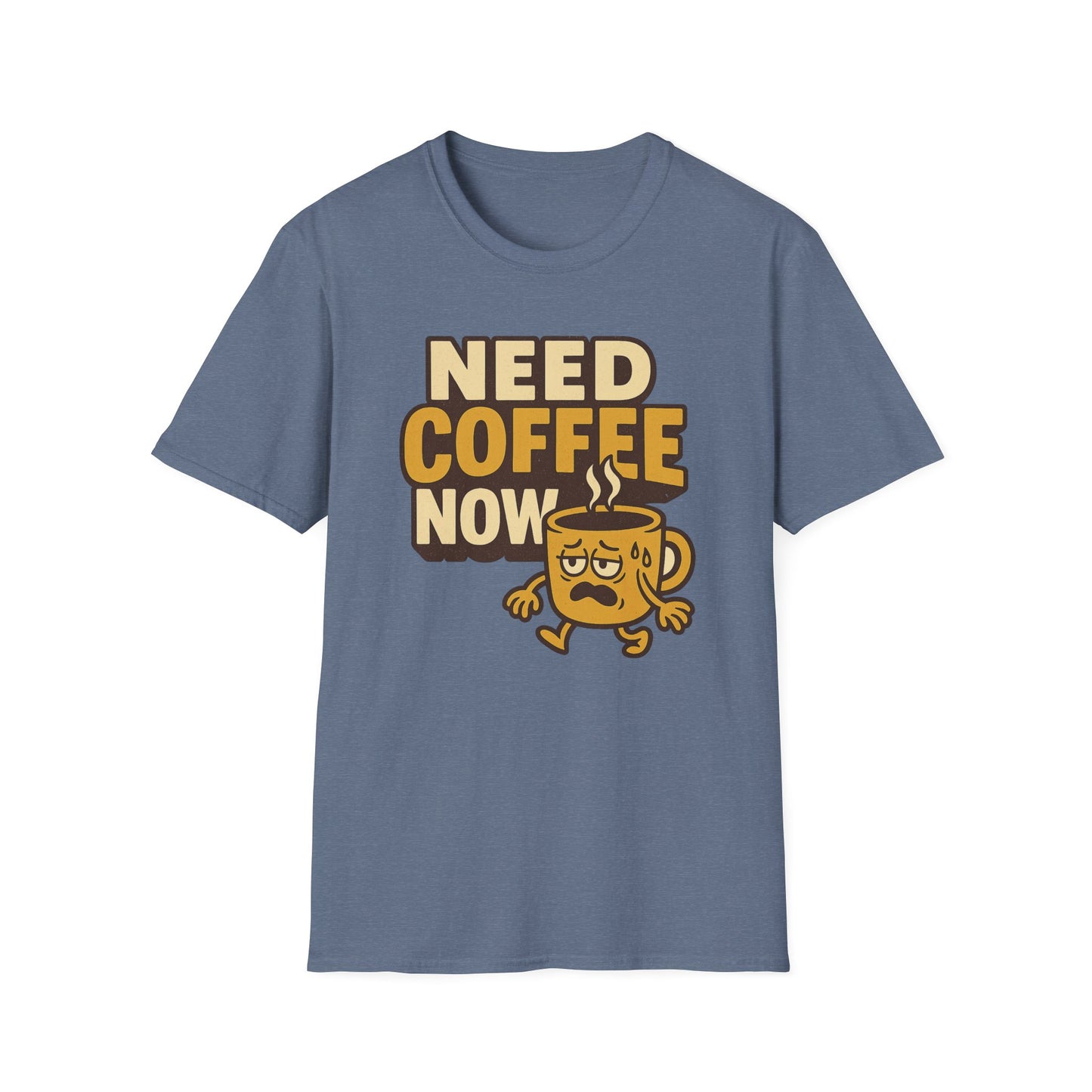 Cute Need Coffee Now - Funny Coffee T-Shirt