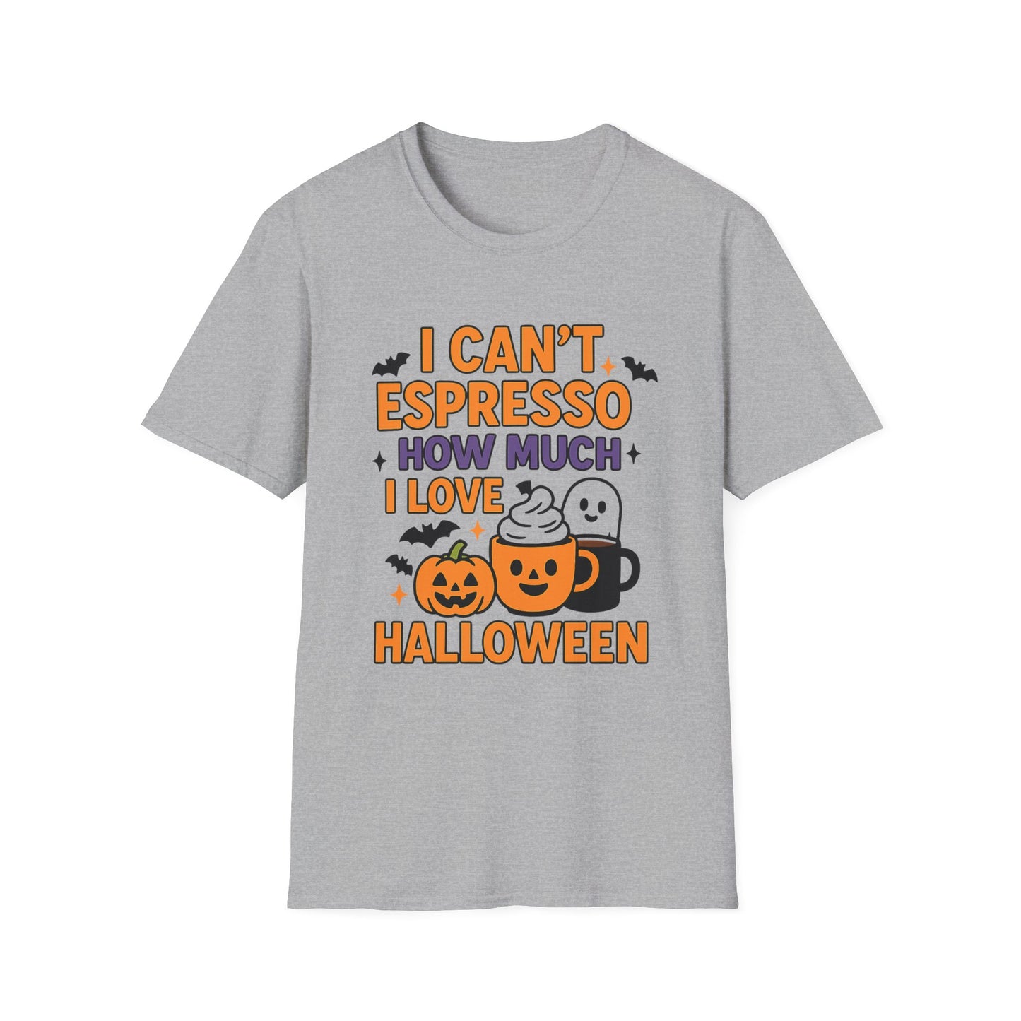 I Can’t Espresso How Much I Love Halloween - Funny Coffee T-Shirt