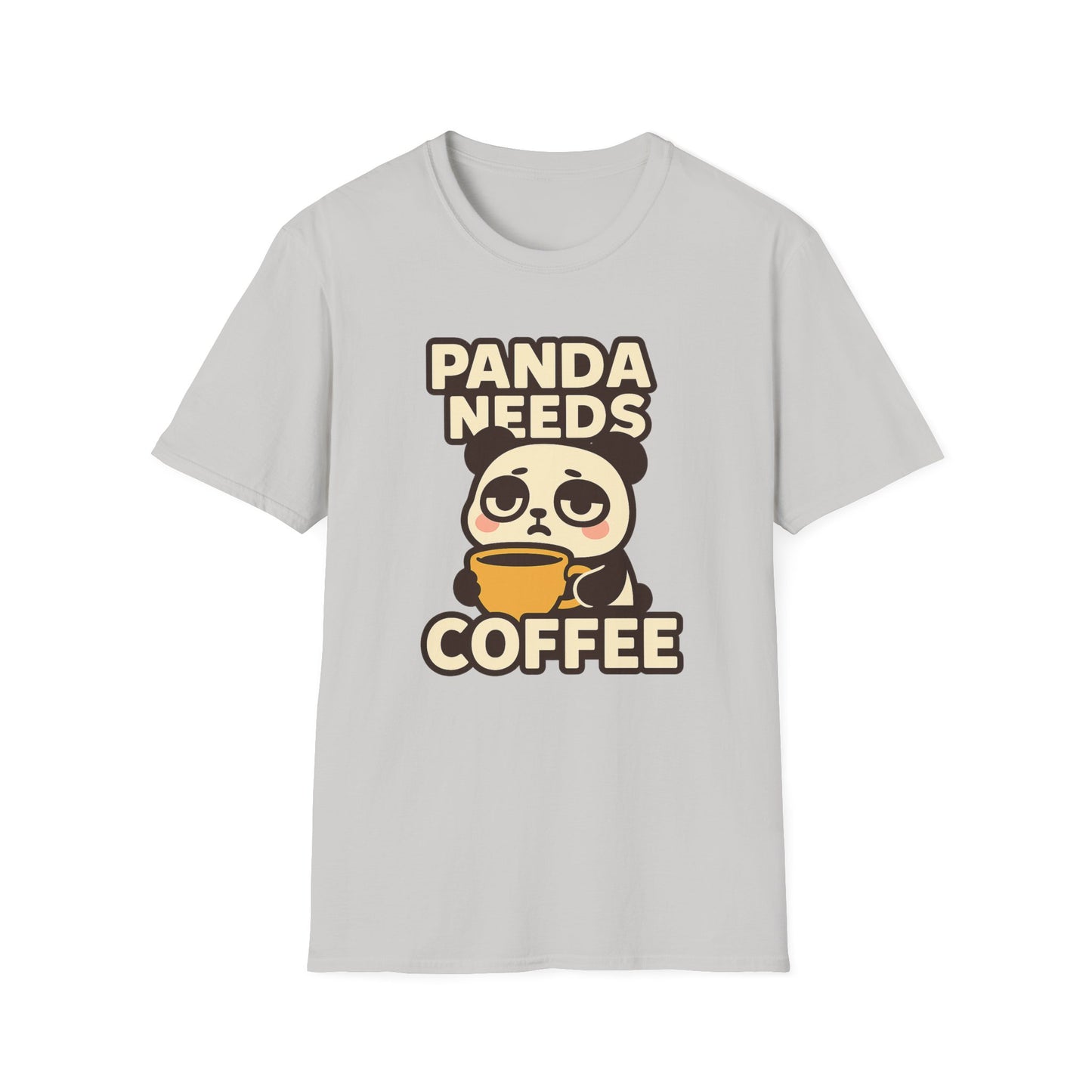 PANDA NEEDS COFFEE-  Funny Coffee T-Shirt