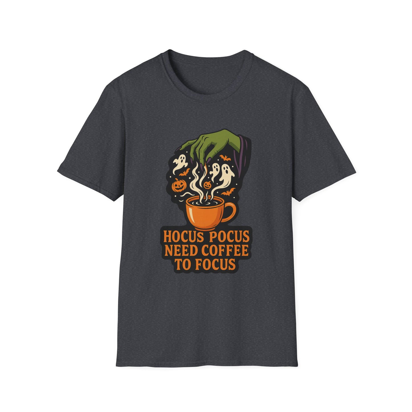 “Hocus Pocus Need Coffee to Focus -  Funny Coffee T-Shirt