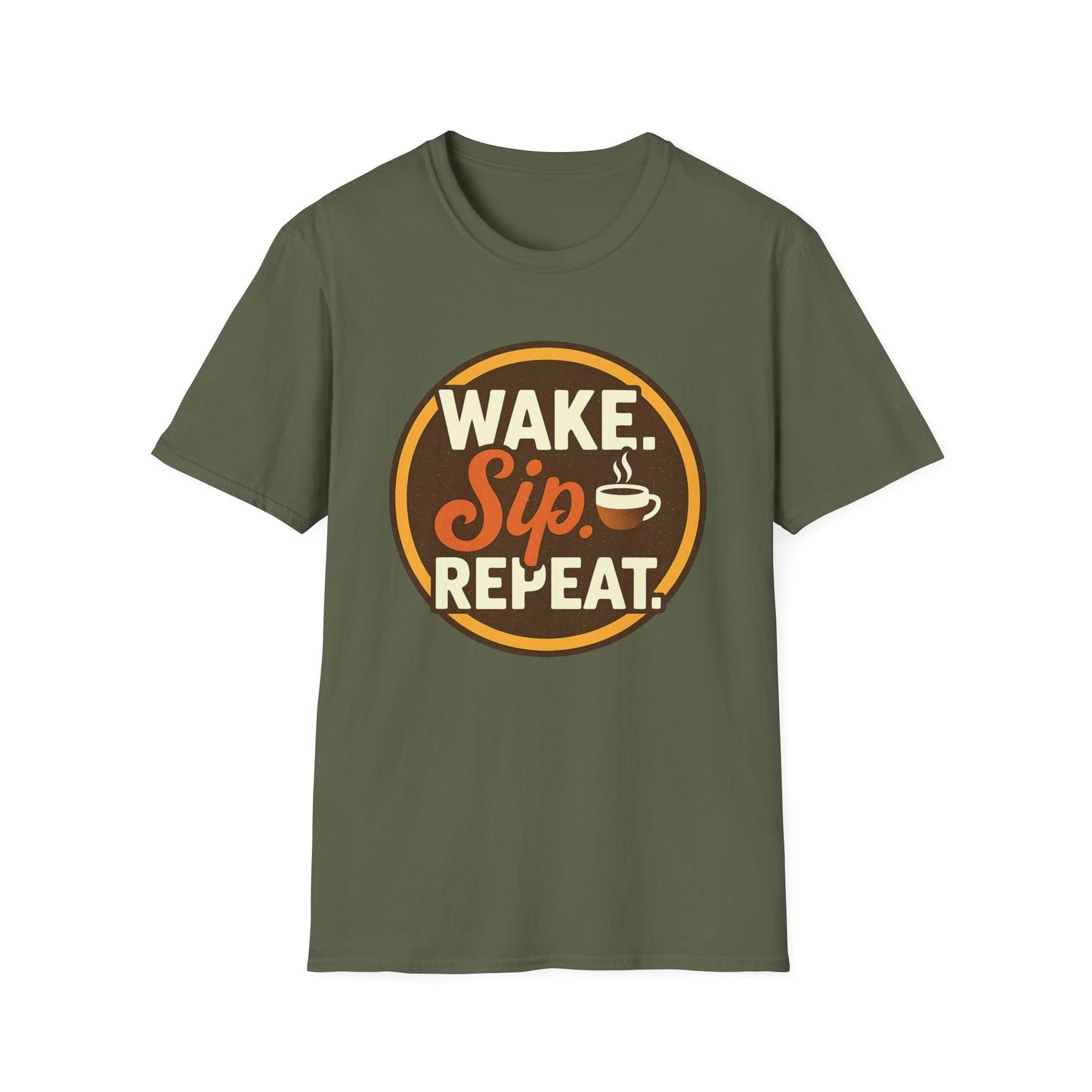 Read Sip Repeat -  Funny Coffee T-Shirt
