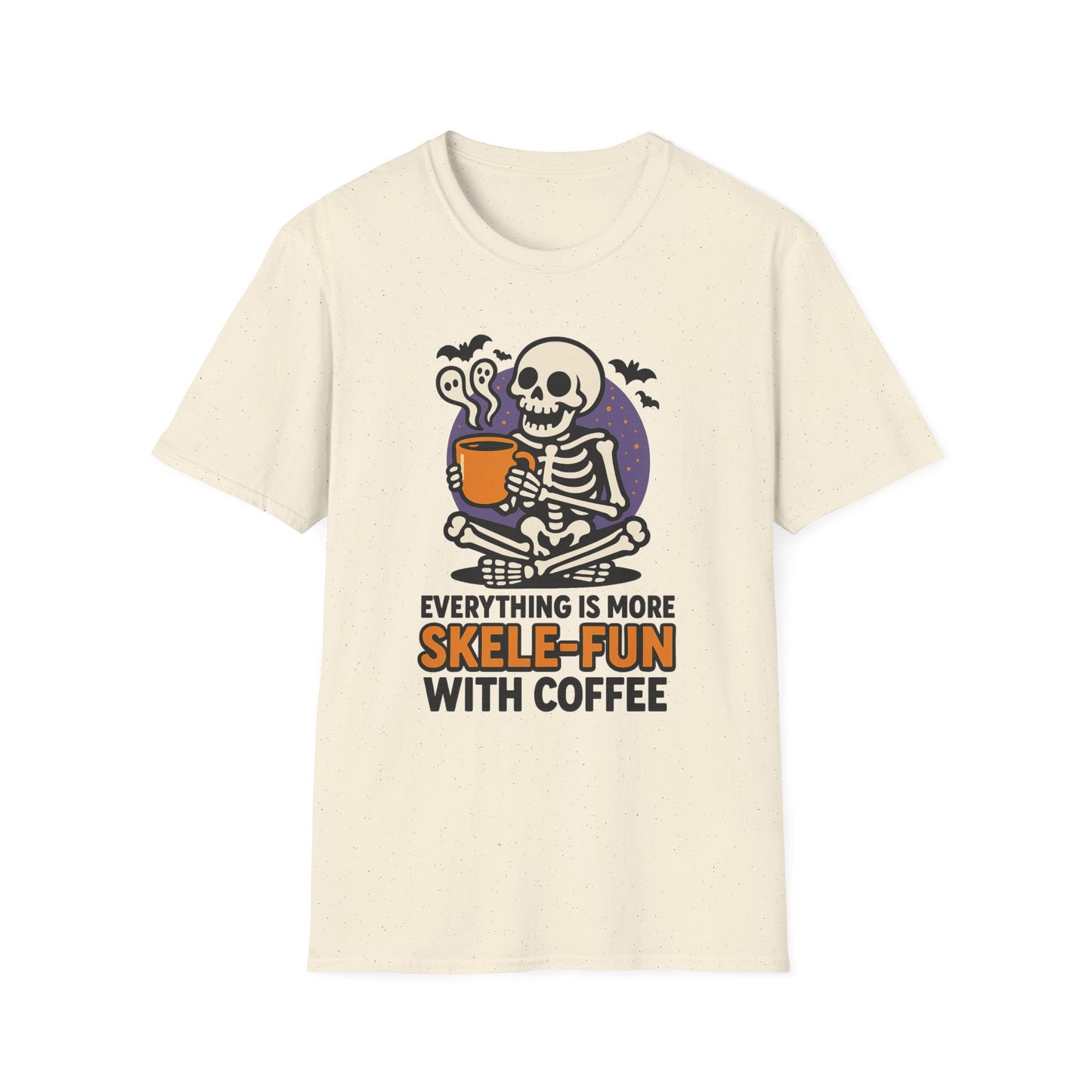 Everything Is More Skele-fun With Coffee -  Funny Coffee T-Shirt