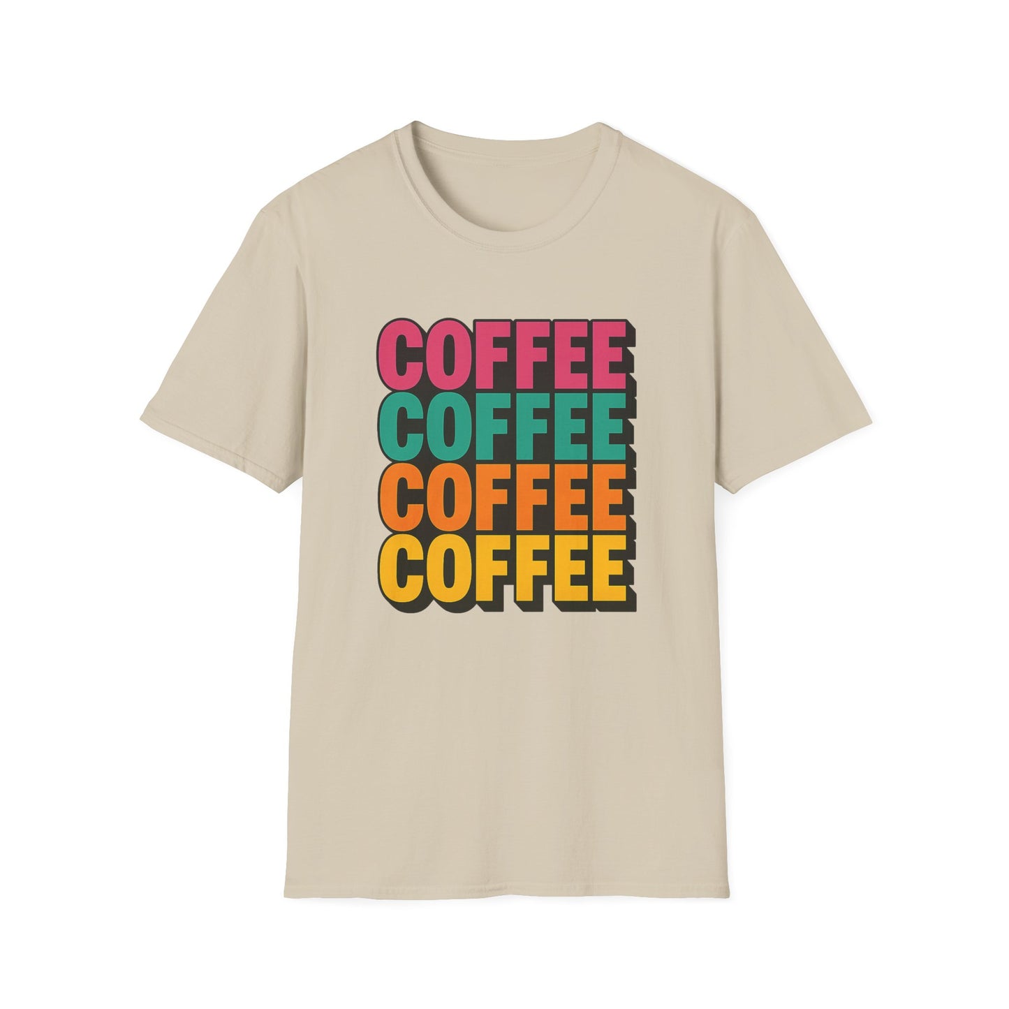 Coffee Coffee Coffee -  Funny Coffee T-Shirt