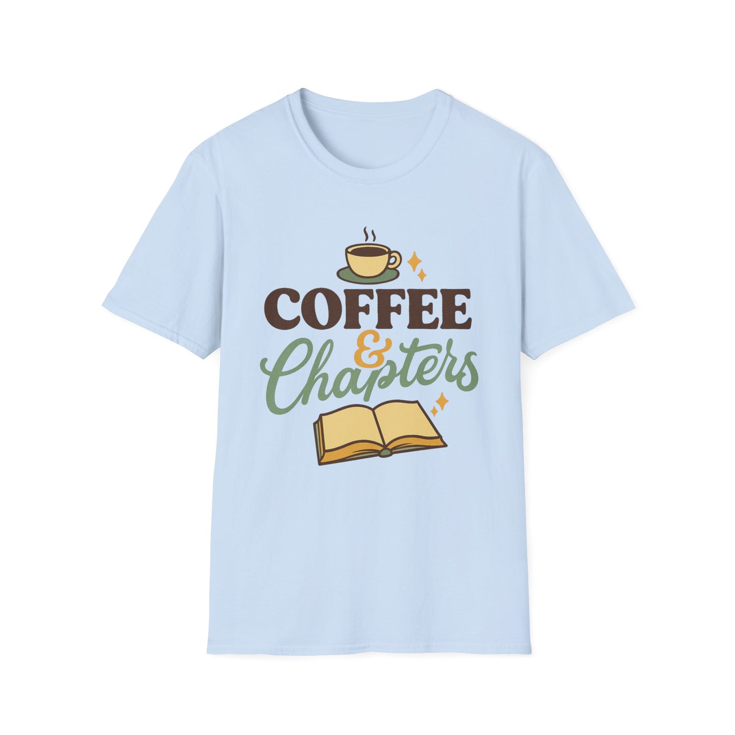 Coffee & Chapters -  Funny Coffee T-Shirt