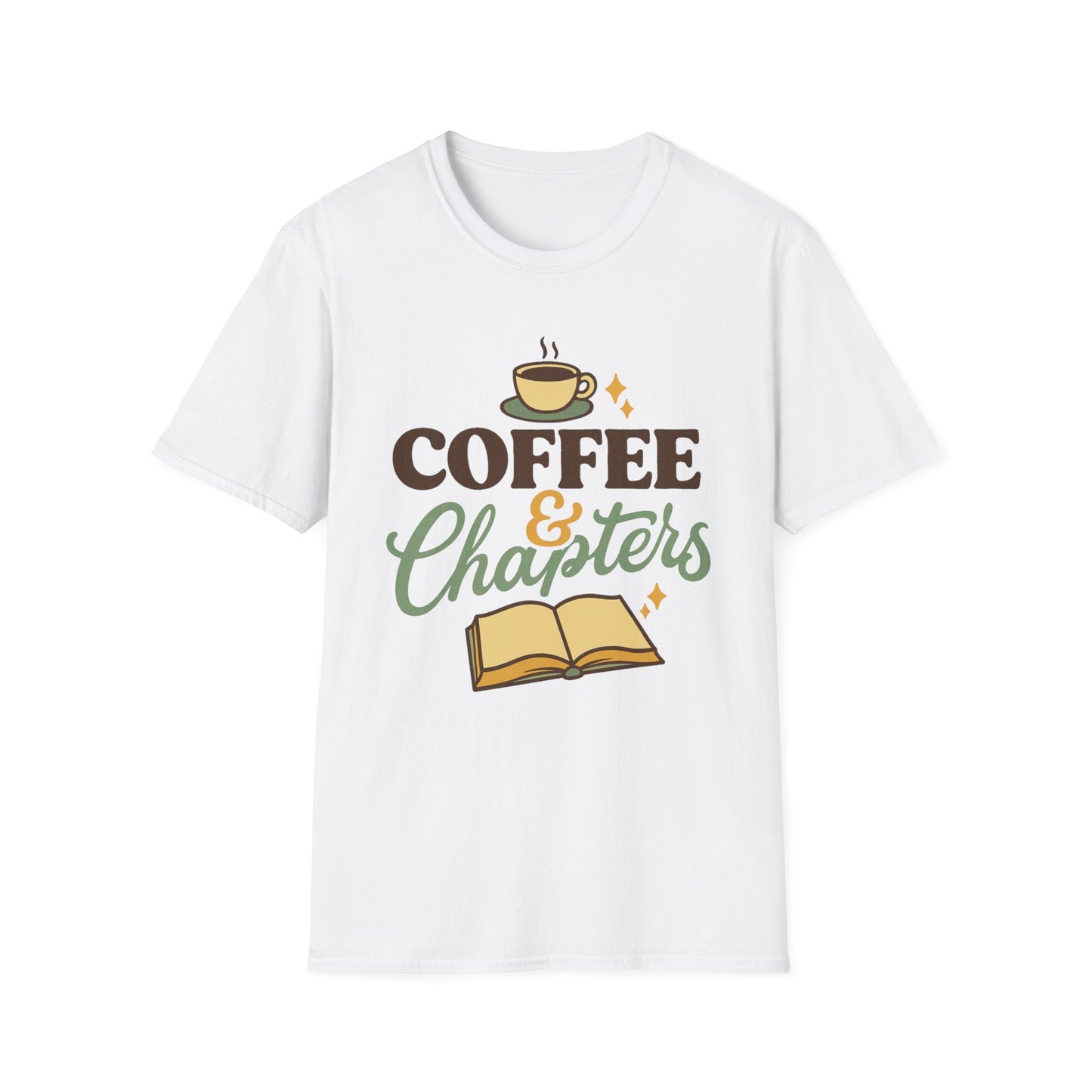 Coffee & Chapters -  Funny Coffee T-Shirt