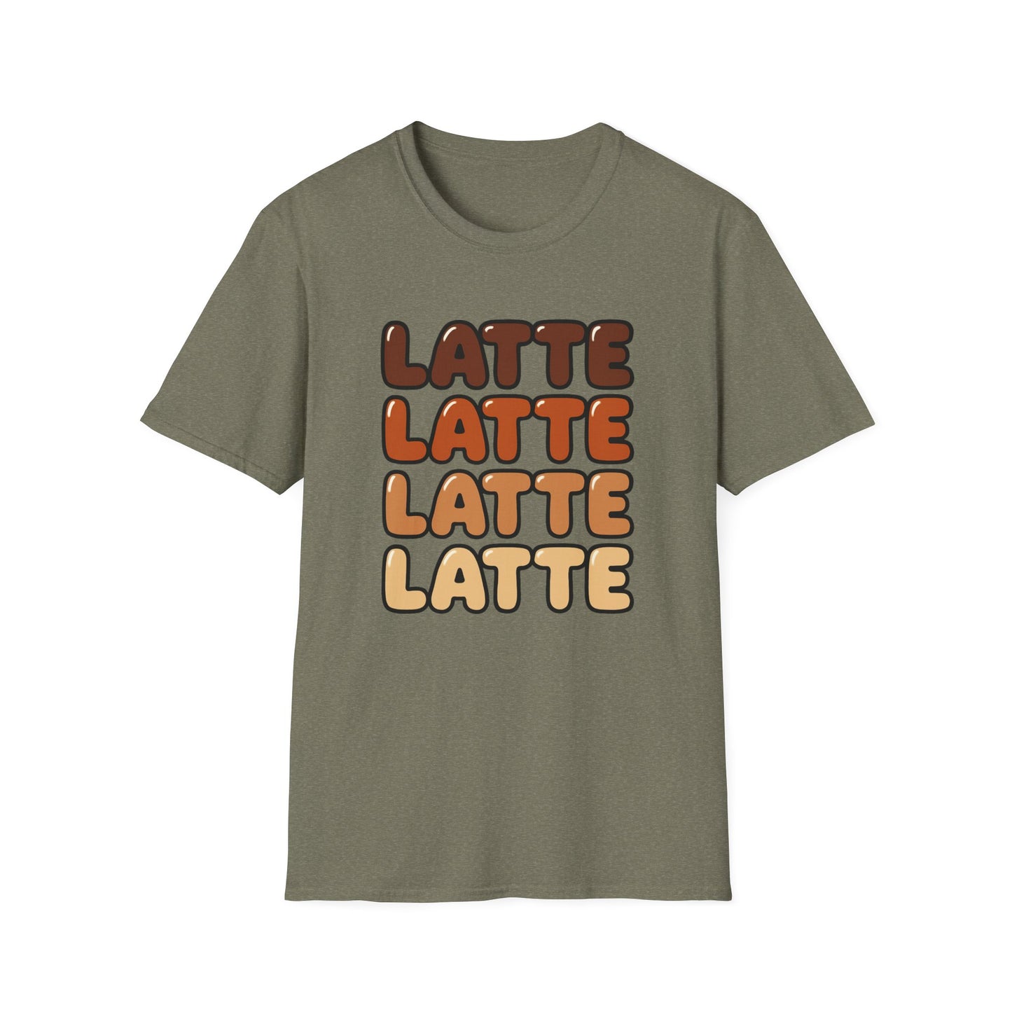 LATTE LATTE LATTE LATTE -  Funny Coffee T-Shirt
