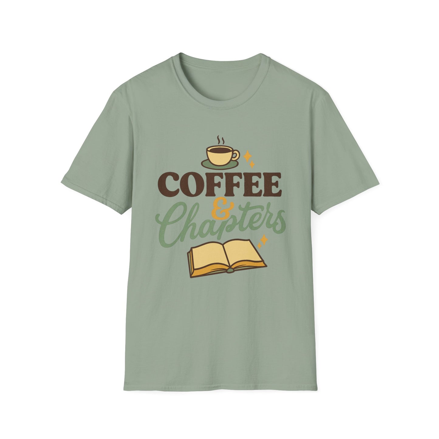 Coffee & Chapters -  Funny Coffee T-Shirt