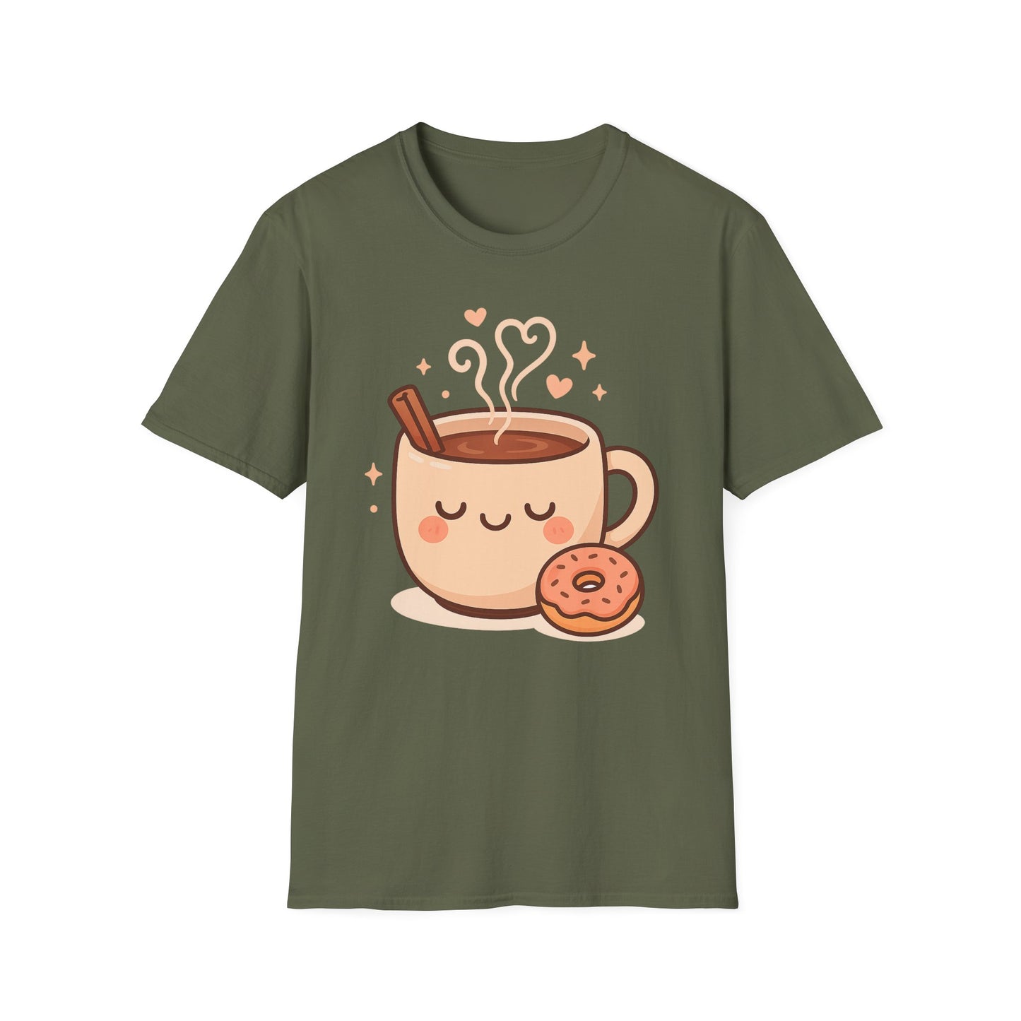 Coffee and Donut - Funny Coffee T-shirt
