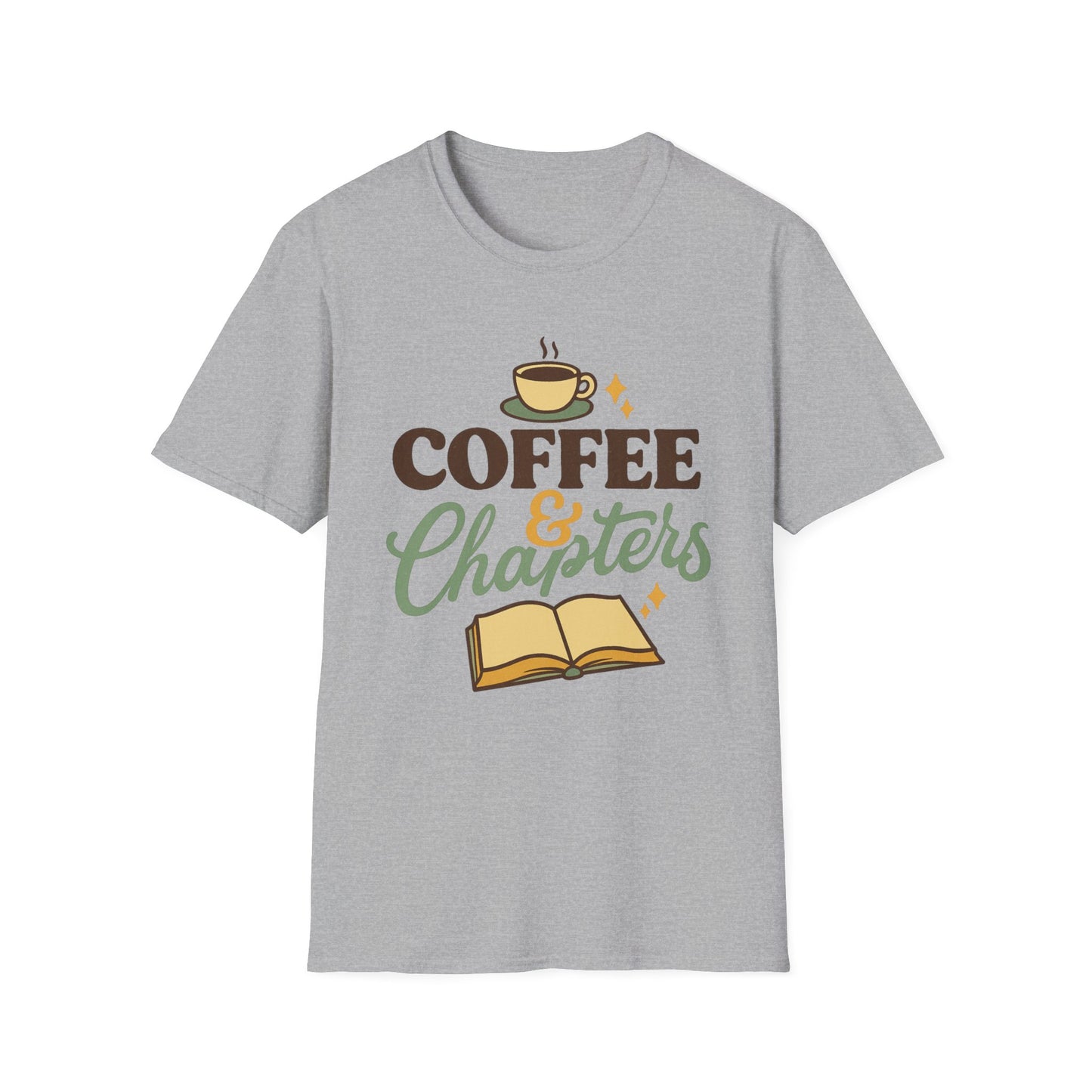 Coffee & Chapters -  Funny Coffee T-Shirt