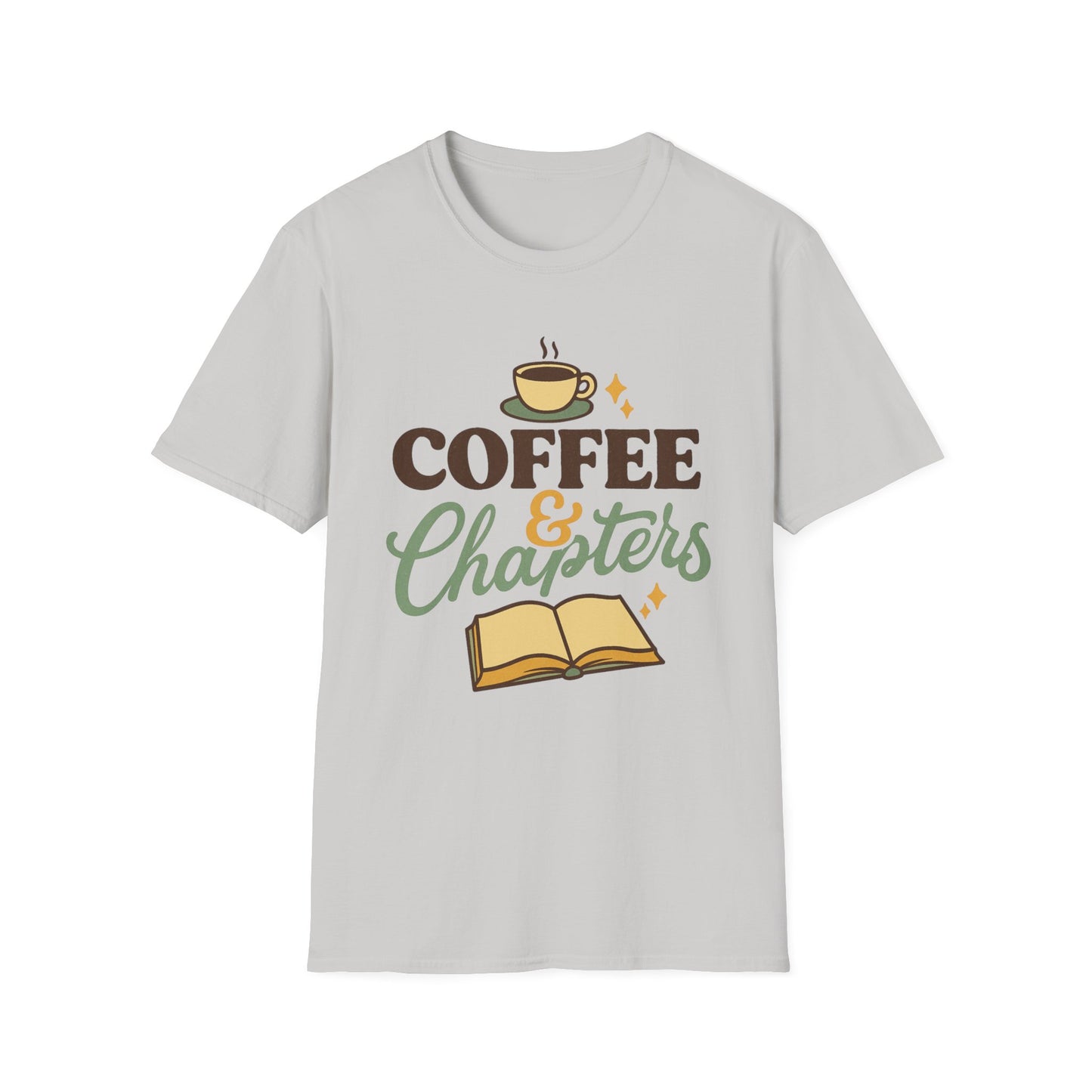 Coffee & Chapters -  Funny Coffee T-Shirt
