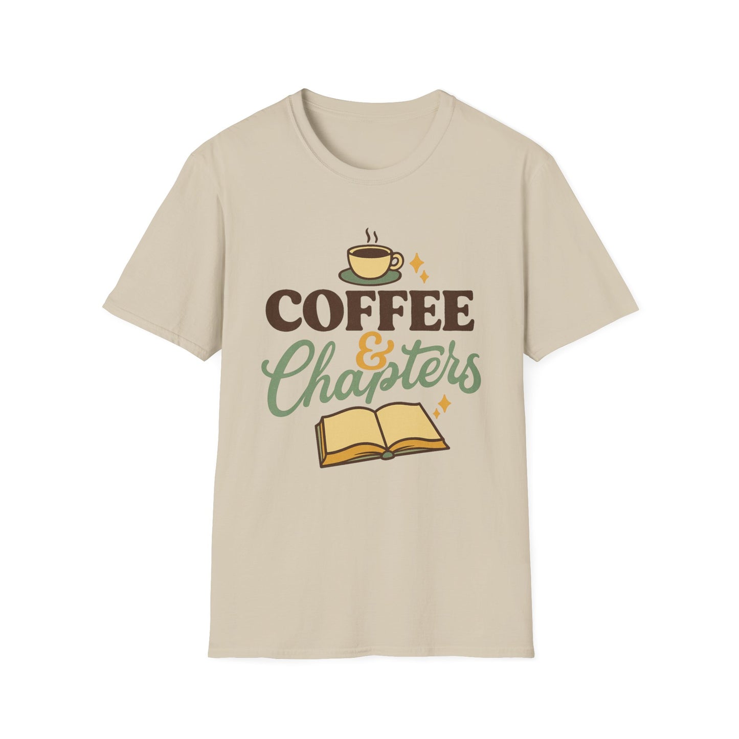Coffee & Chapters -  Funny Coffee T-Shirt