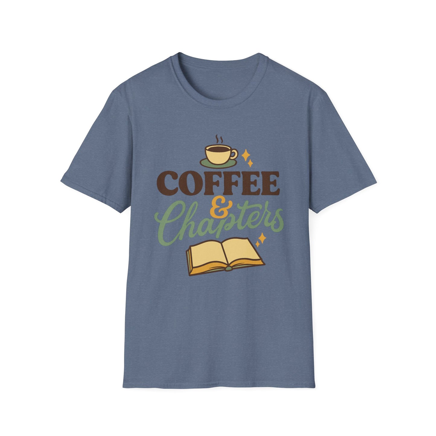 Coffee & Chapters -  Funny Coffee T-Shirt