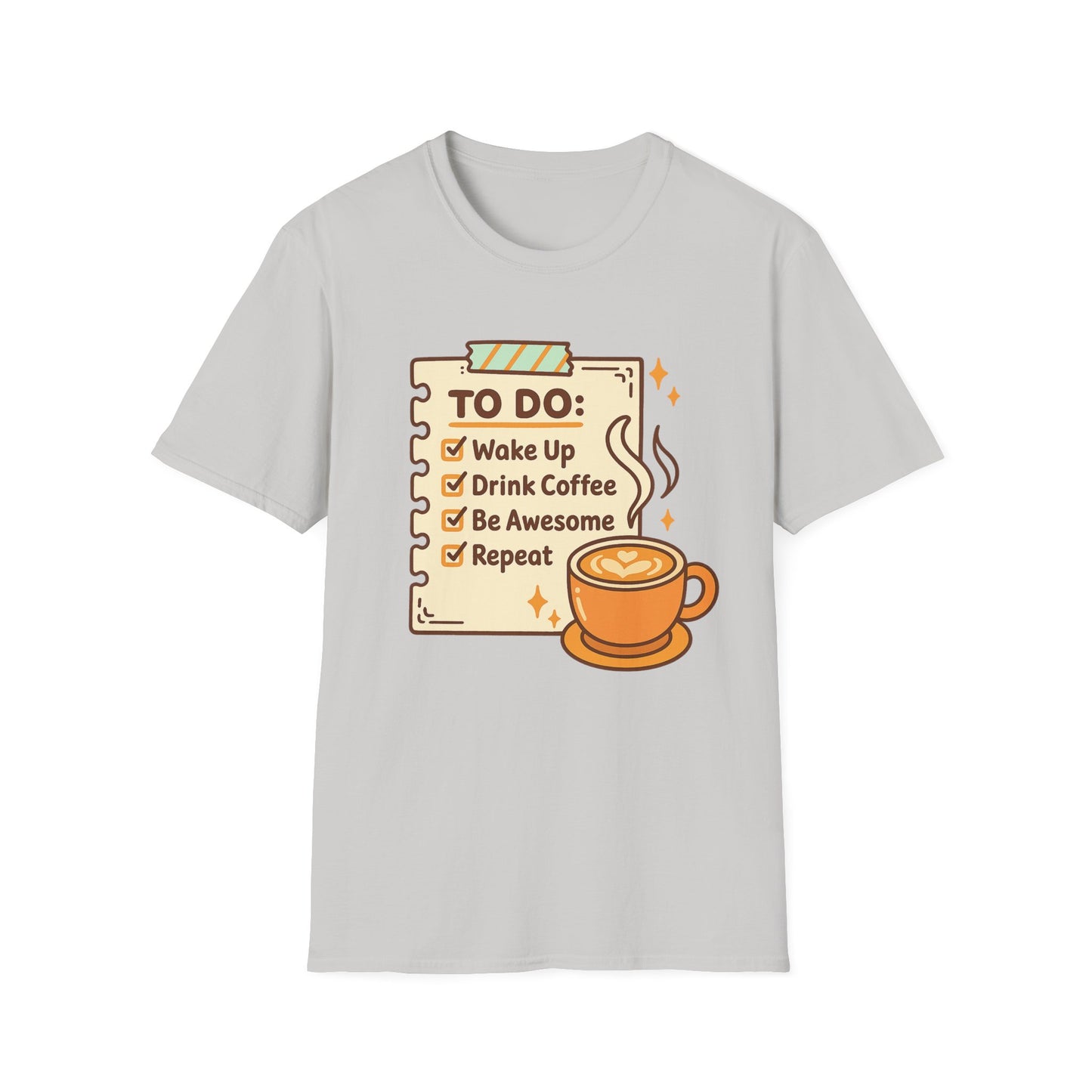 Coffee To-do List -  Funny Coffee T-Shirt