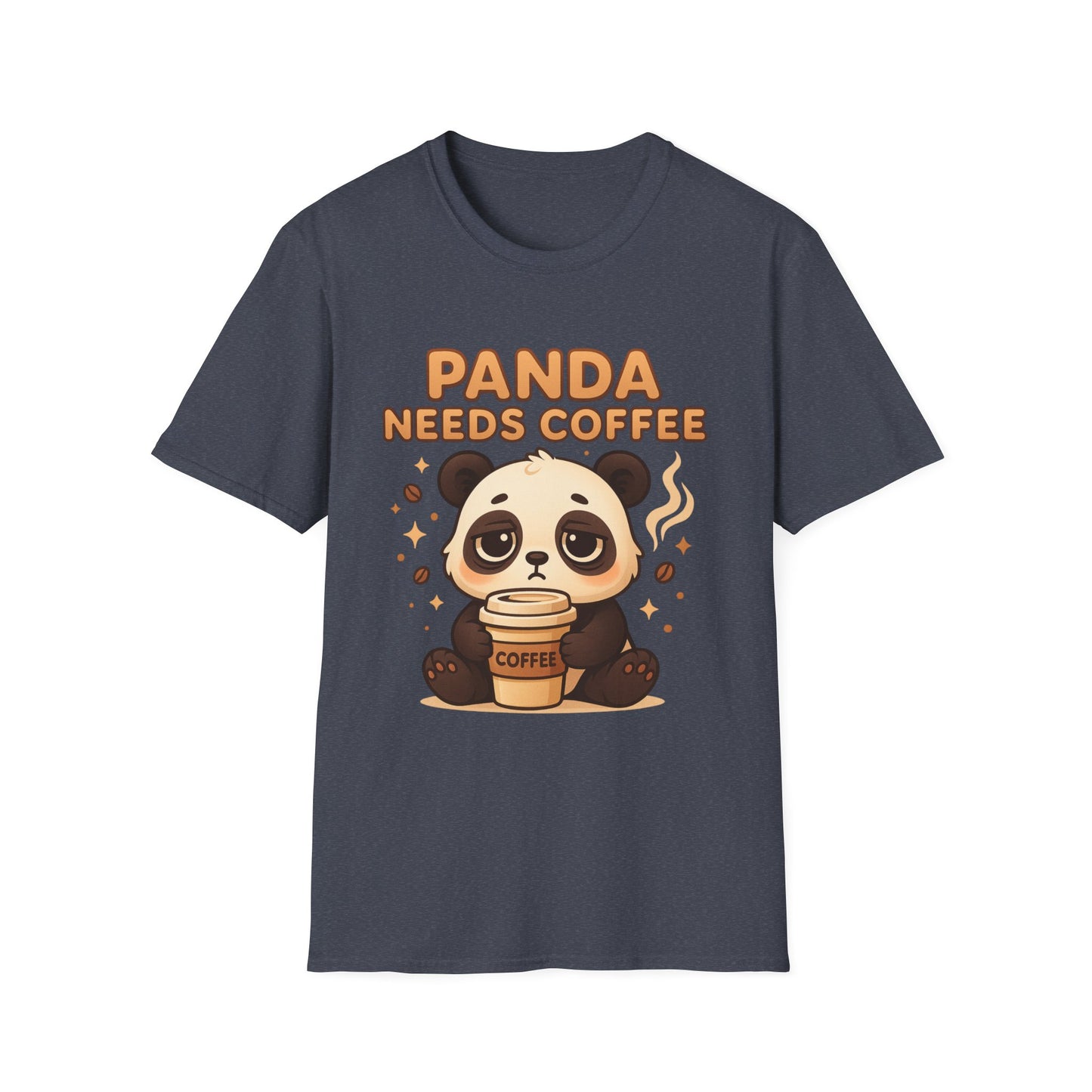 Panda Needs Coffee - Funny Coffee T-Shirt