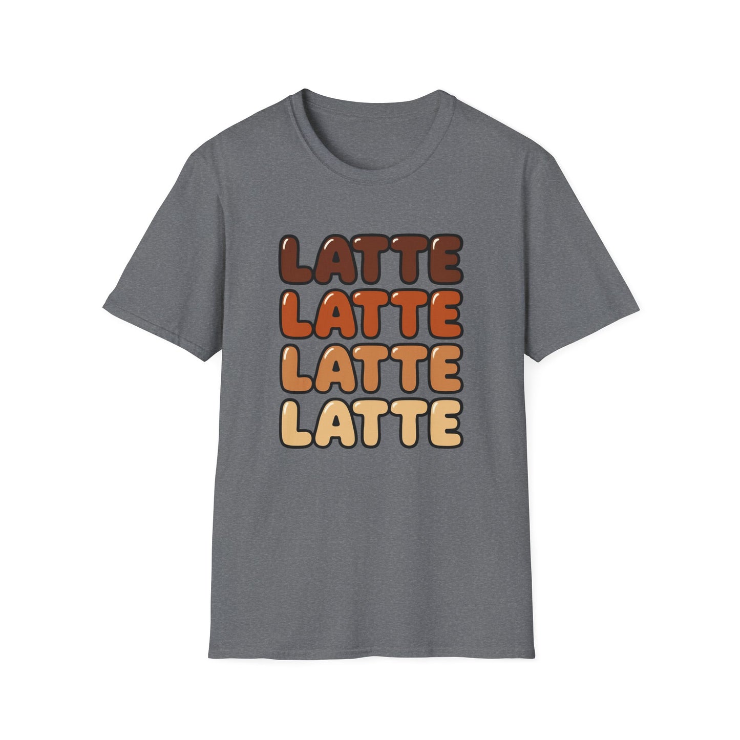 LATTE LATTE LATTE LATTE -  Funny Coffee T-Shirt