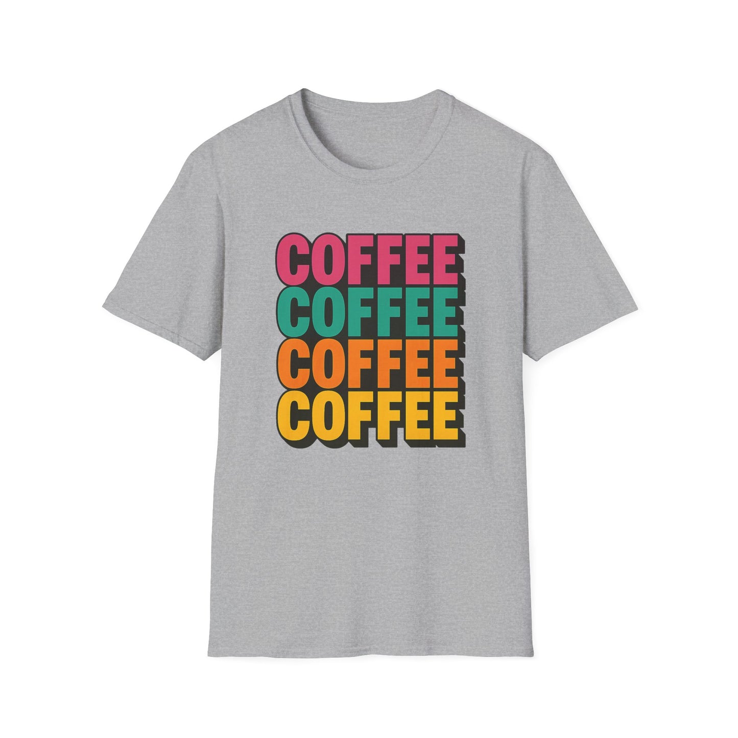 Coffee Coffee Coffee -  Funny Coffee T-Shirt