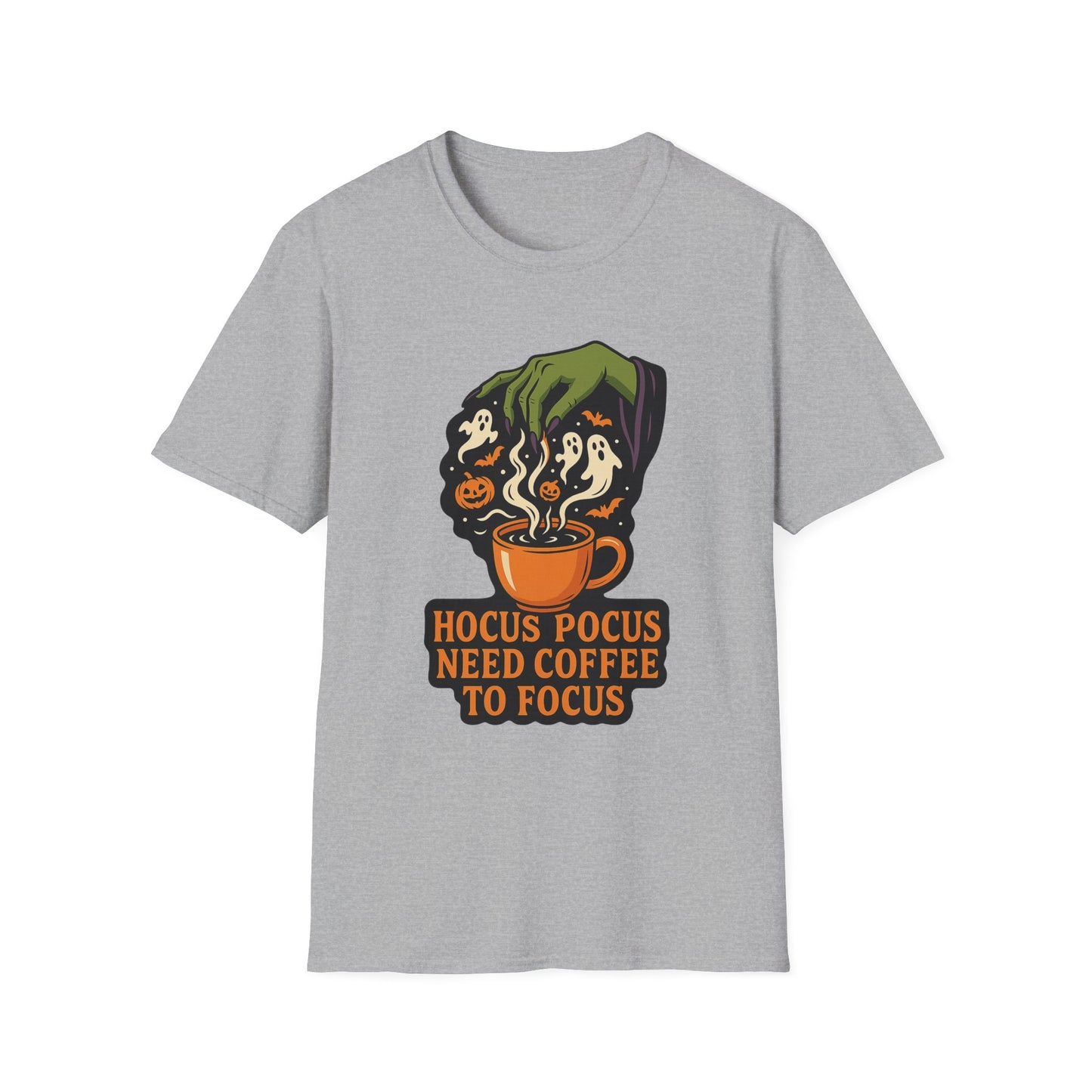 “Hocus Pocus Need Coffee to Focus -  Funny Coffee T-Shirt