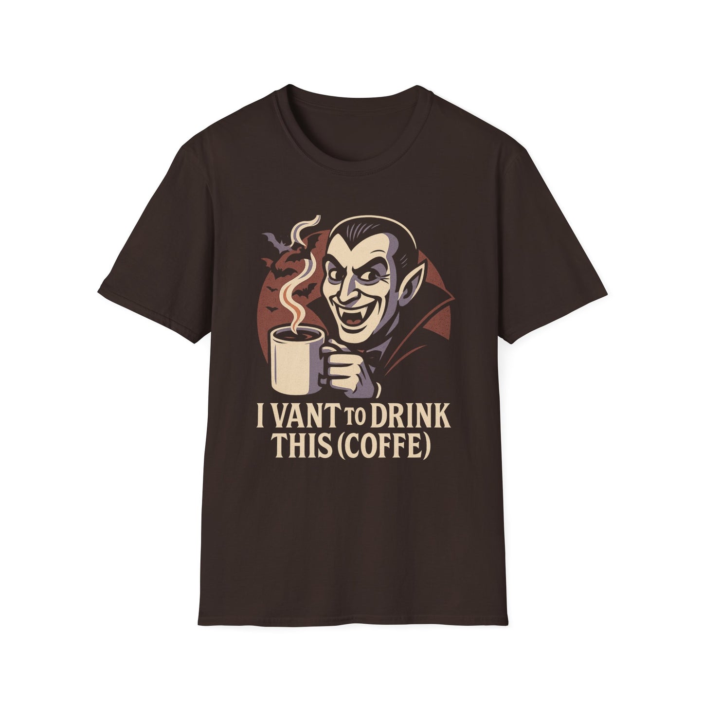 I Vant to Drink This (Coffee)-  Funny Halloween Coffee T-Shirt