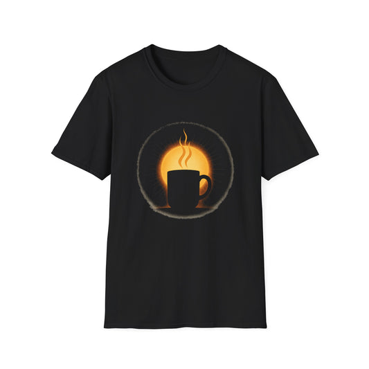 Coffee Eclipse -  Funny Coffee T-Shirt