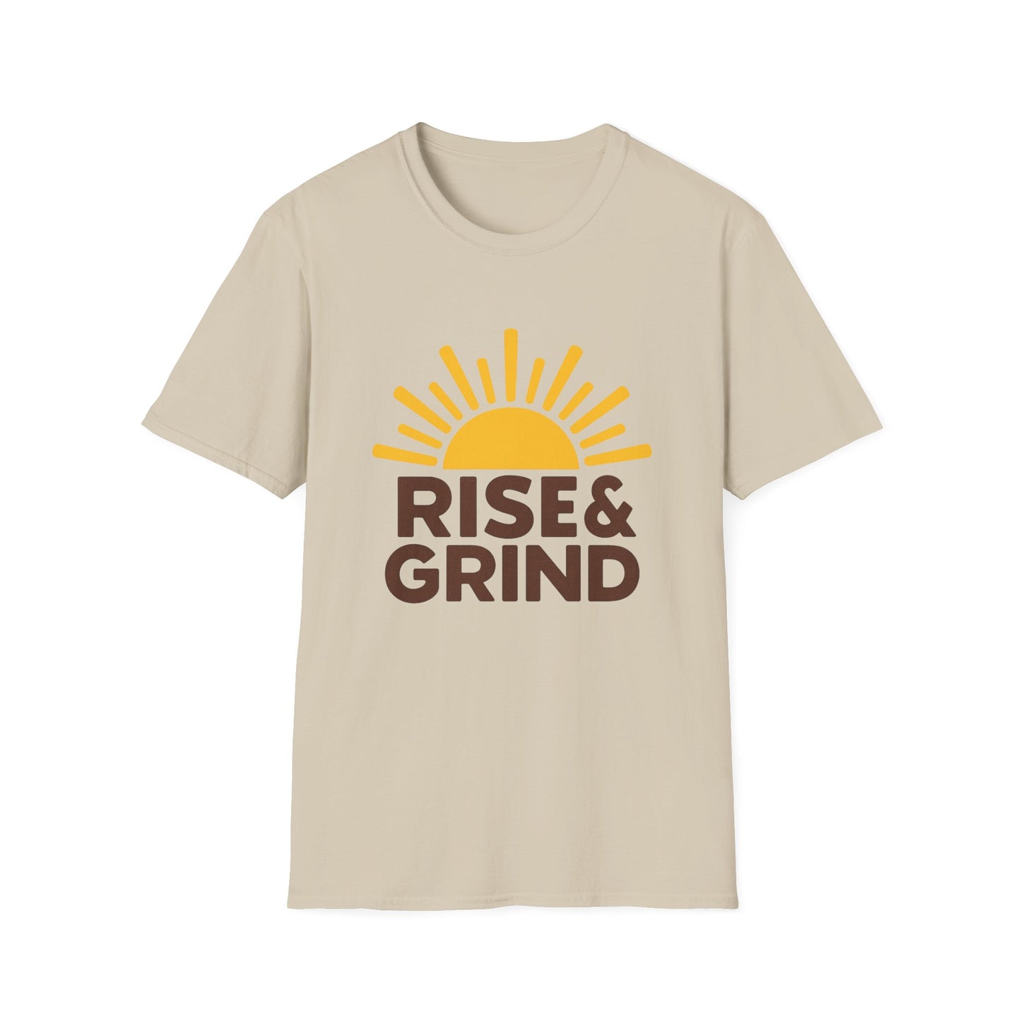 Rise & Grind -  Funny Coffee T-Shirt