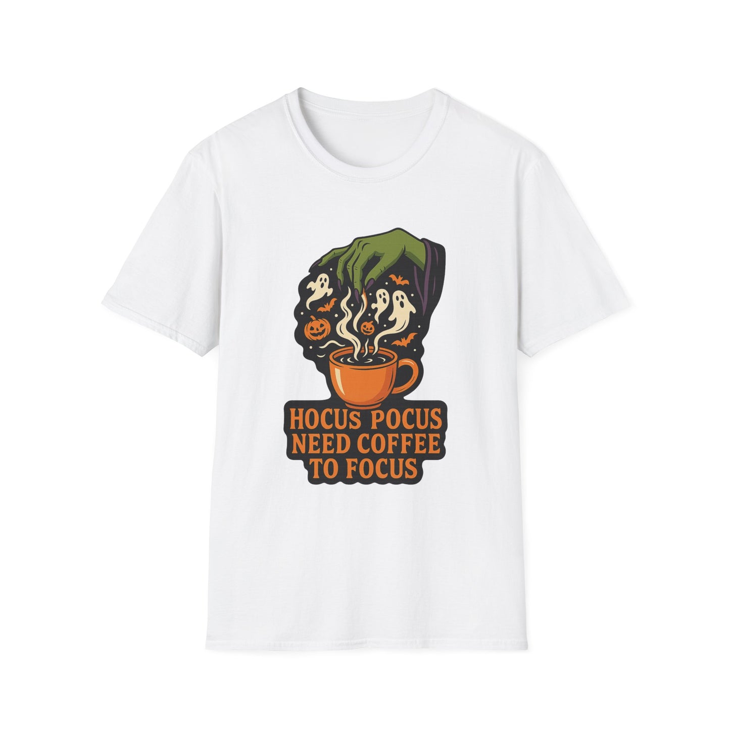 “Hocus Pocus Need Coffee to Focus -  Funny Coffee T-Shirt