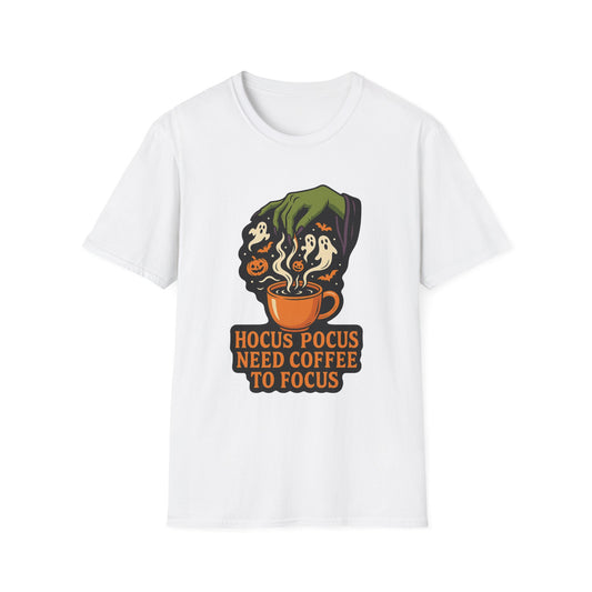 “Hocus Pocus Need Coffee to Focus -  Funny Coffee T-Shirt