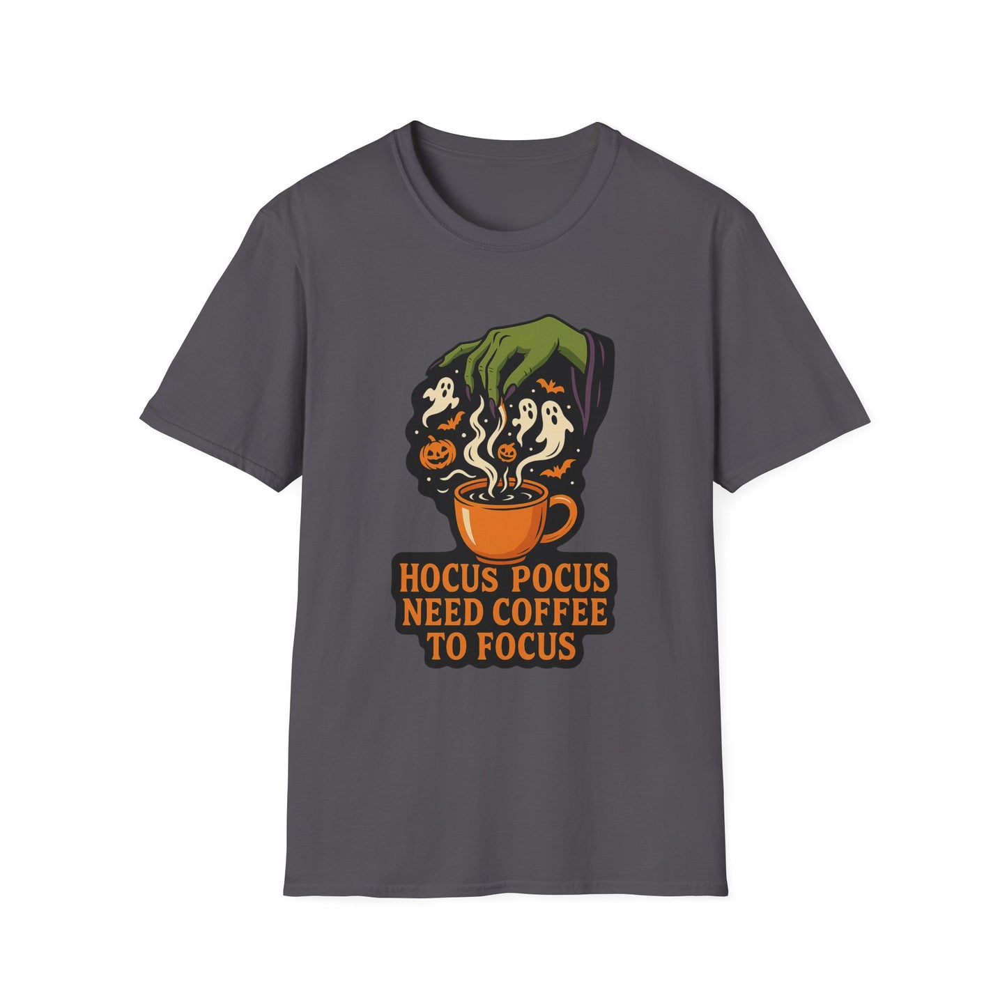 “Hocus Pocus Need Coffee to Focus -  Funny Coffee T-Shirt