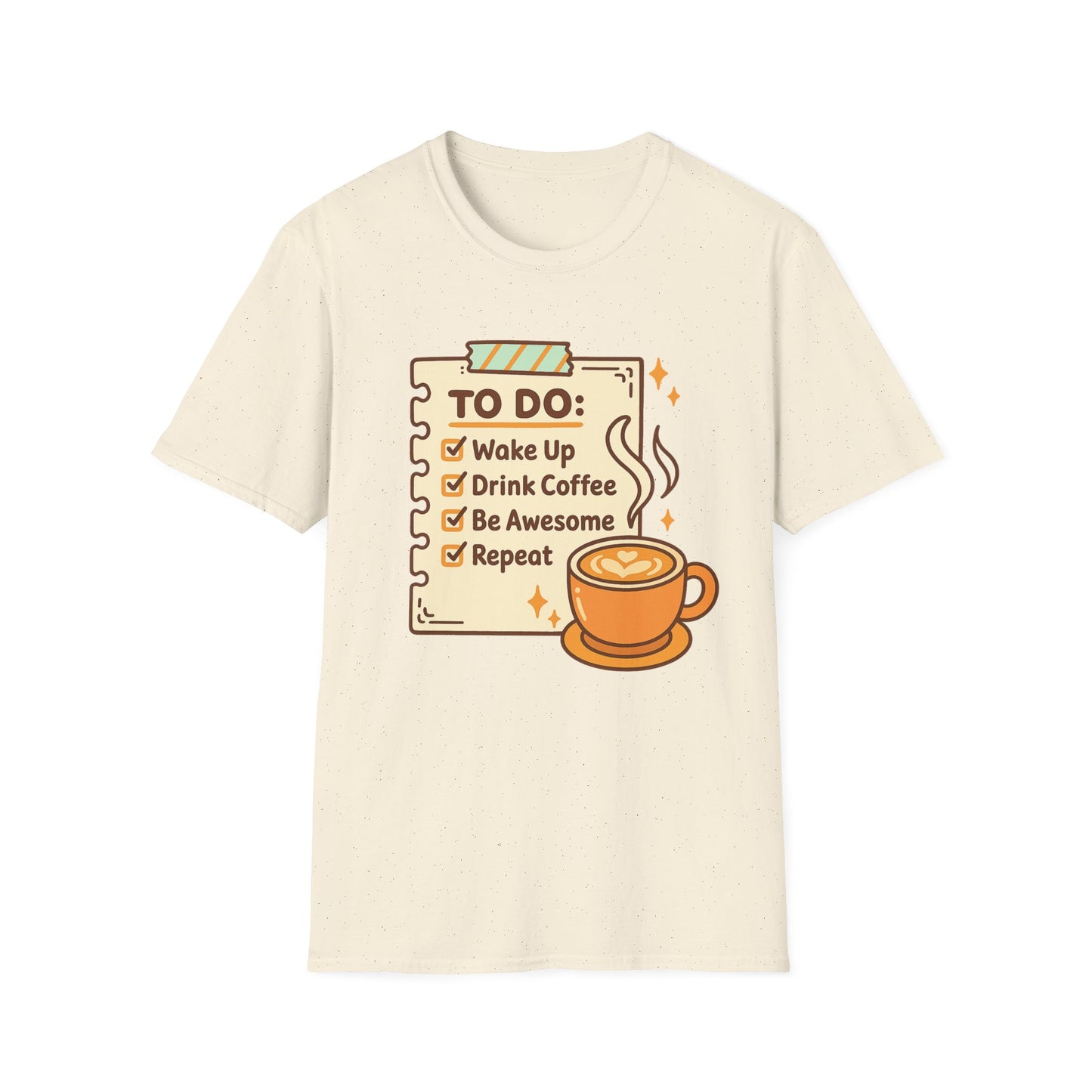 Coffee To-do List -  Funny Coffee T-Shirt
