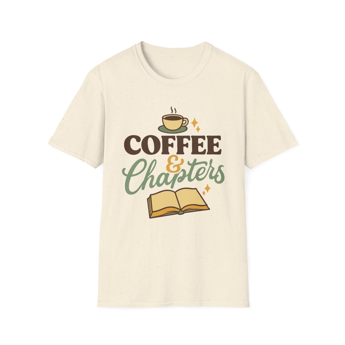Coffee & Chapters -  Funny Coffee T-Shirt