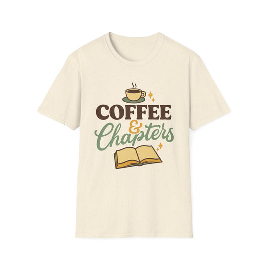 Coffee & Chapters -  Funny Coffee T-Shirt