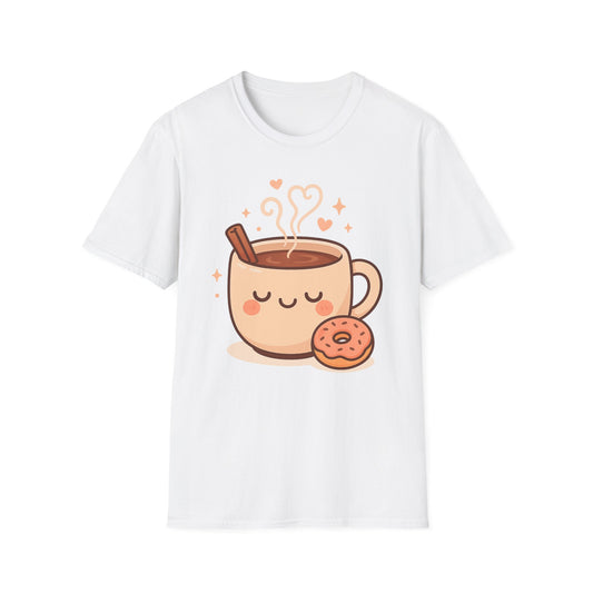 Coffee and Donut - Funny Coffee T-shirt