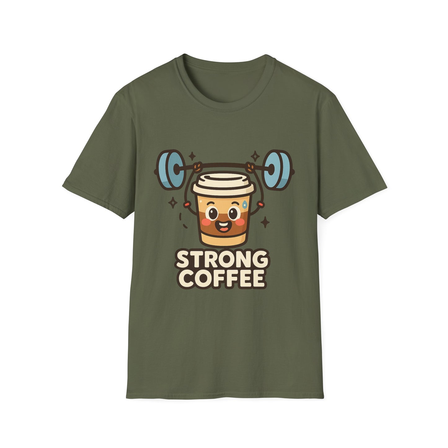 Strong Coffee -  Funny Coffee T-Shirt